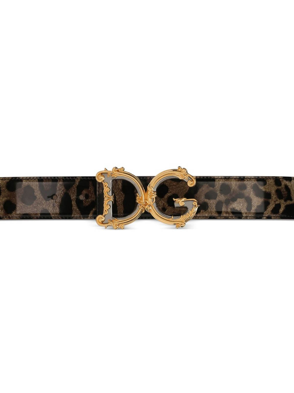 Dolce & Gabbana DG Barocco’ belt Dolce&Gabbana DG Barocco 40mm Calf Leather Belt - Bergdorf