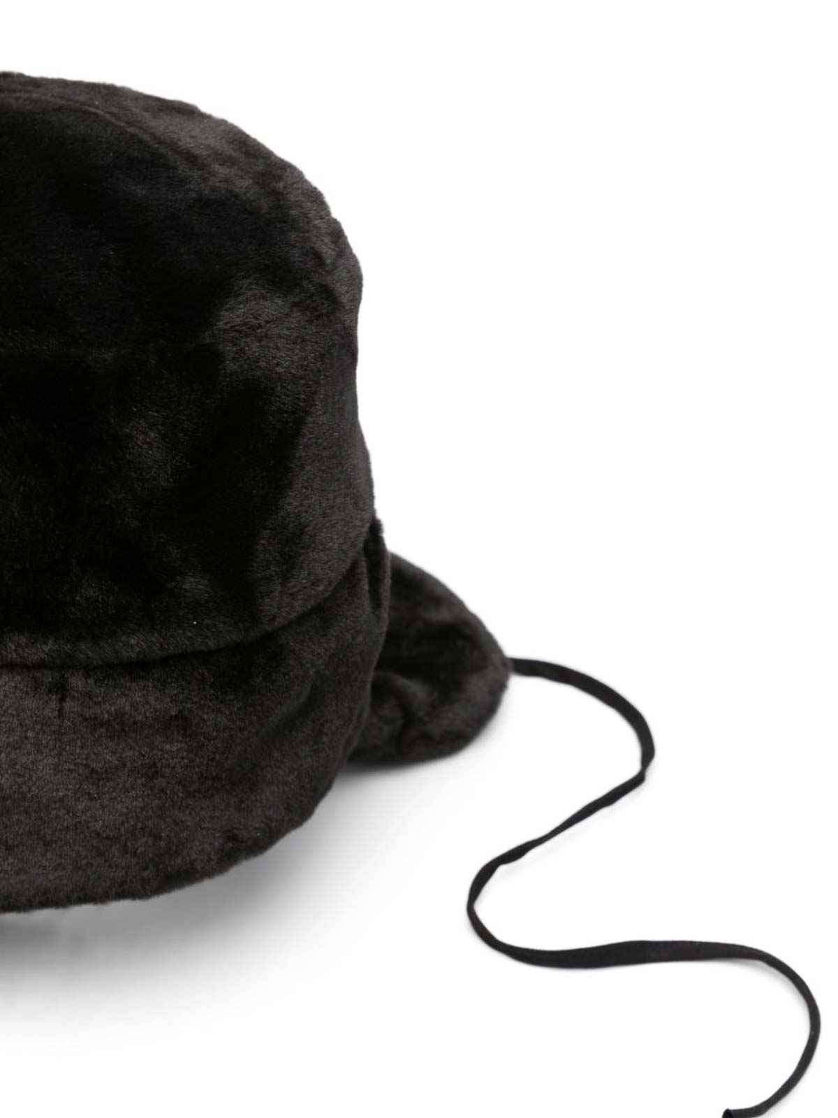 Shop Paul Smith Faux Fur Cap With Ear Flaps In Black