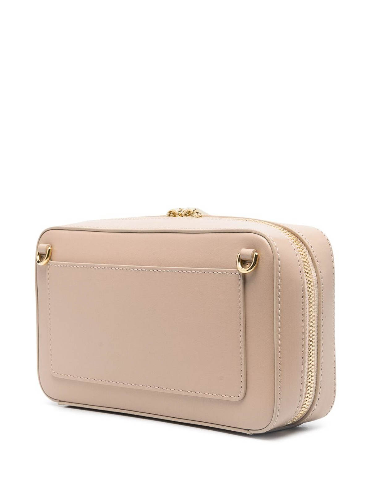 Shop Dolce & Gabbana Dg Logo Leather Camera Bag In Light Pink