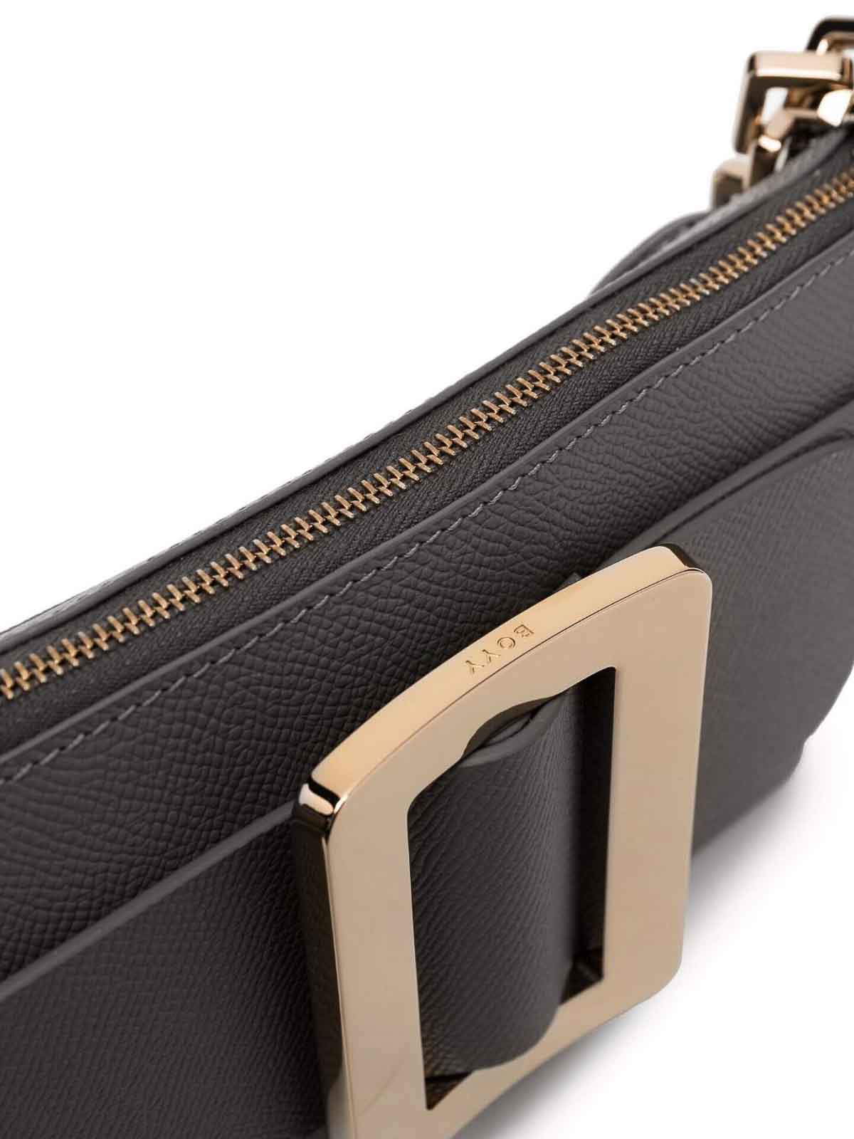 Boyy Buckle Pouchette Epsom leather handbag - ShopStyle Shoulder Bags
