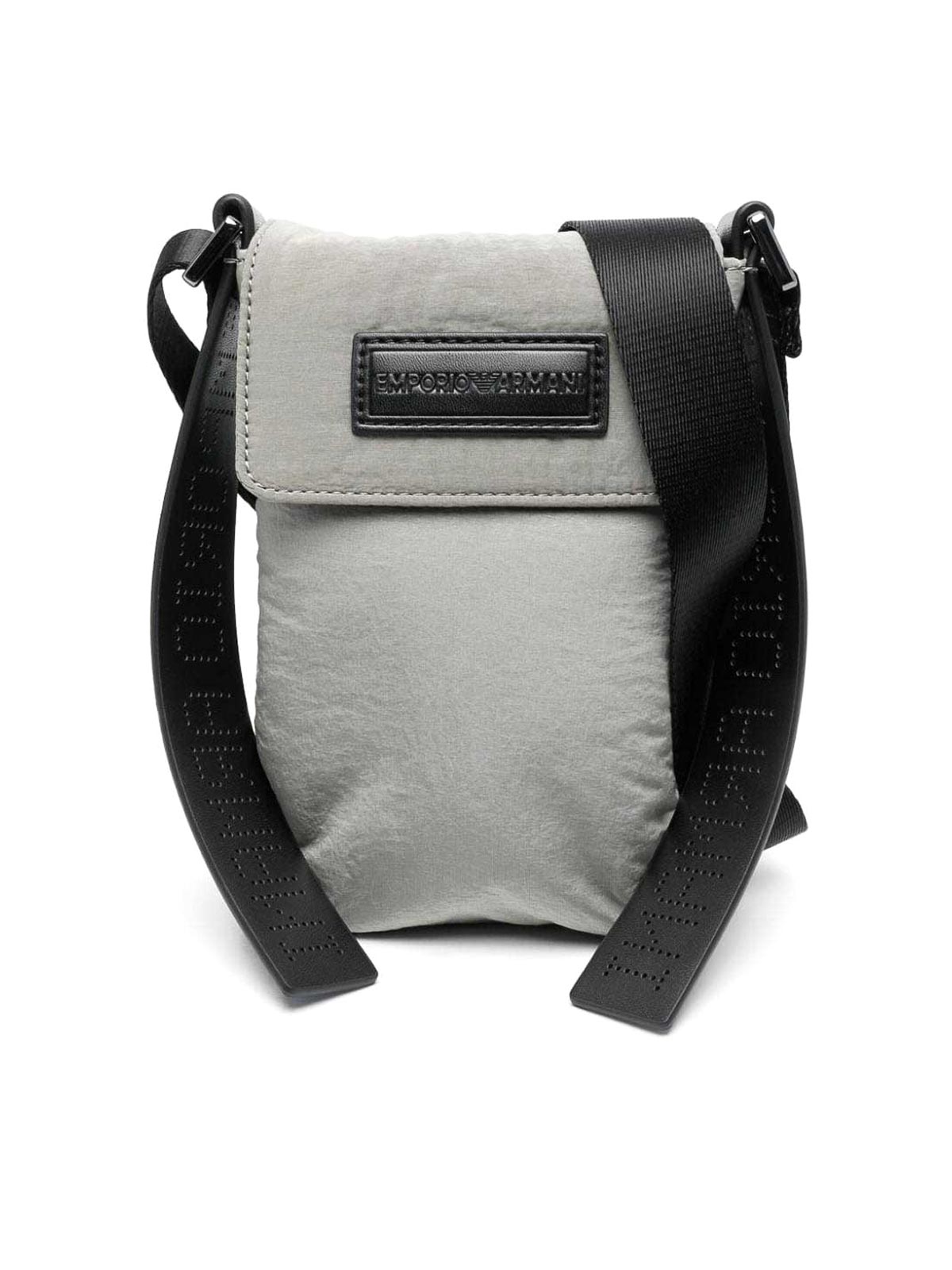 Emporio Armani Black Nylon Crossbody Bag