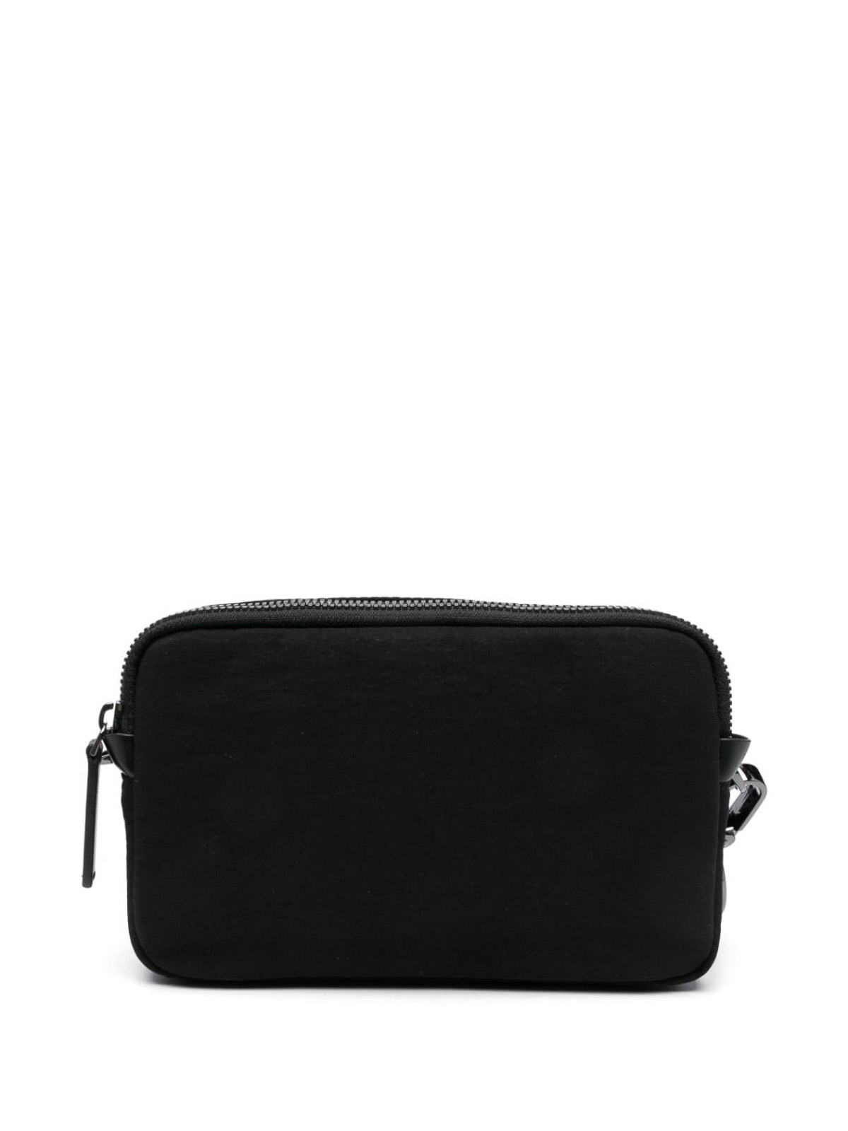 Crossbody Bag In Nylon And Pebbled Leather by Giorgio Armani Men