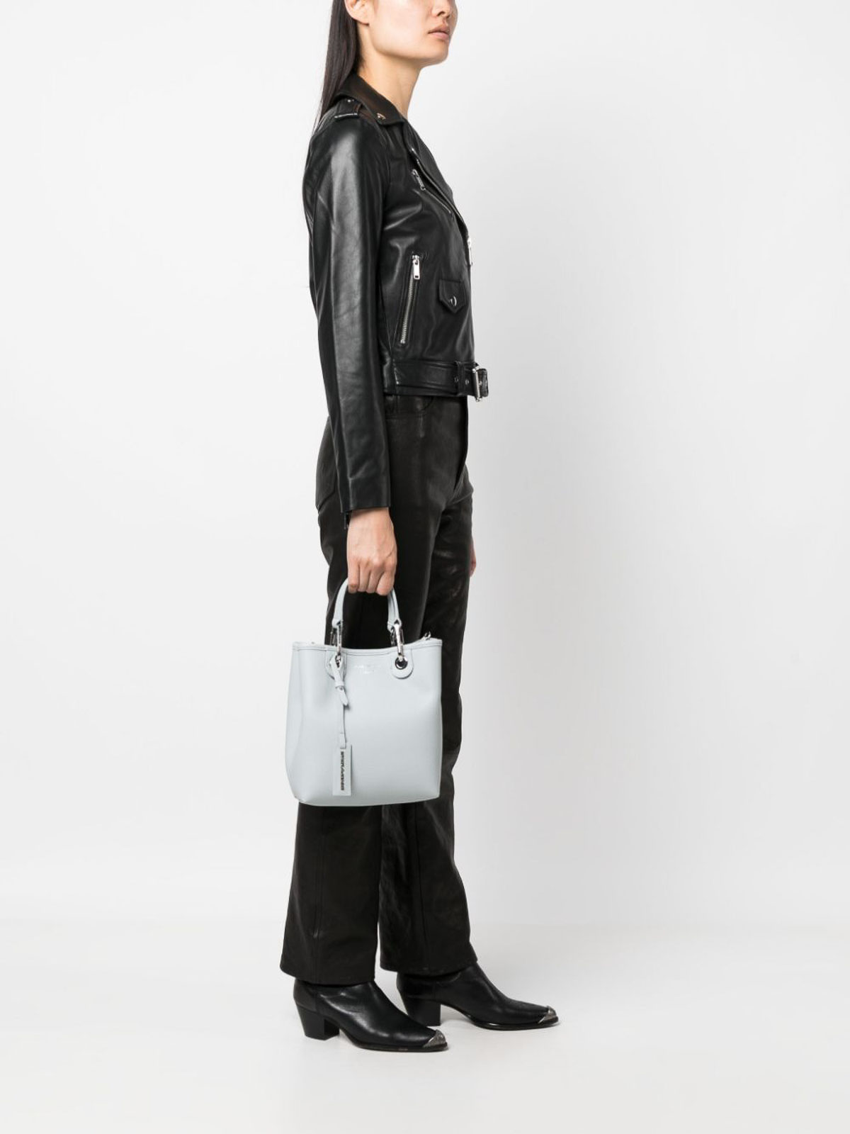 Emporio Armani Myea Vertical Black Shopping Bag