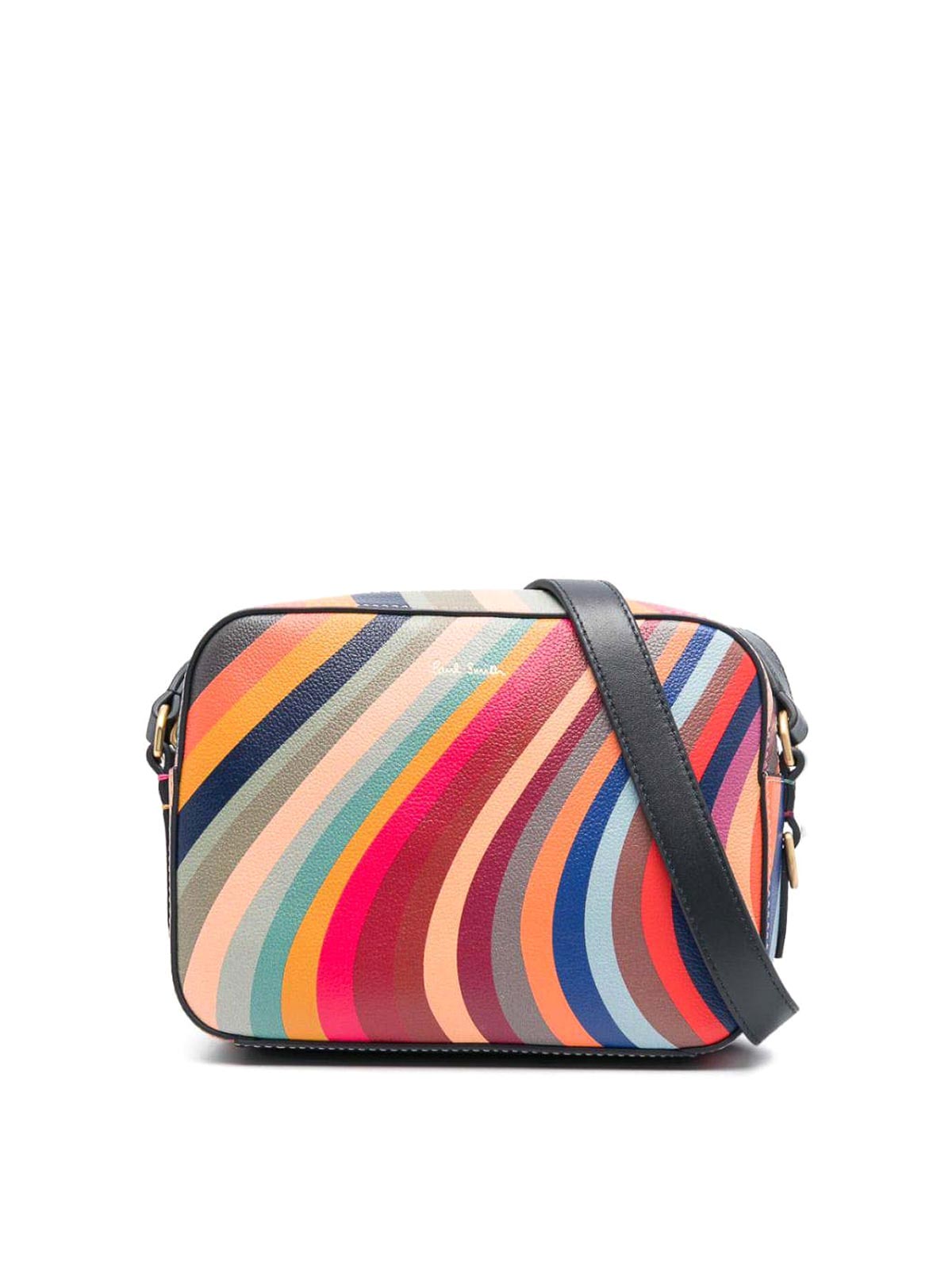 Paul Smith Swirl Print Leather Bucket Bag W1a-6345-dswirl-90 In Multicolour