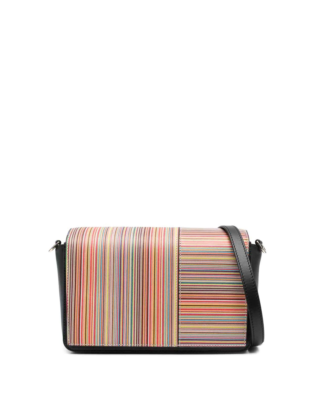 Paul Smith Signature Stripe Crossbody Bag In Multicolour