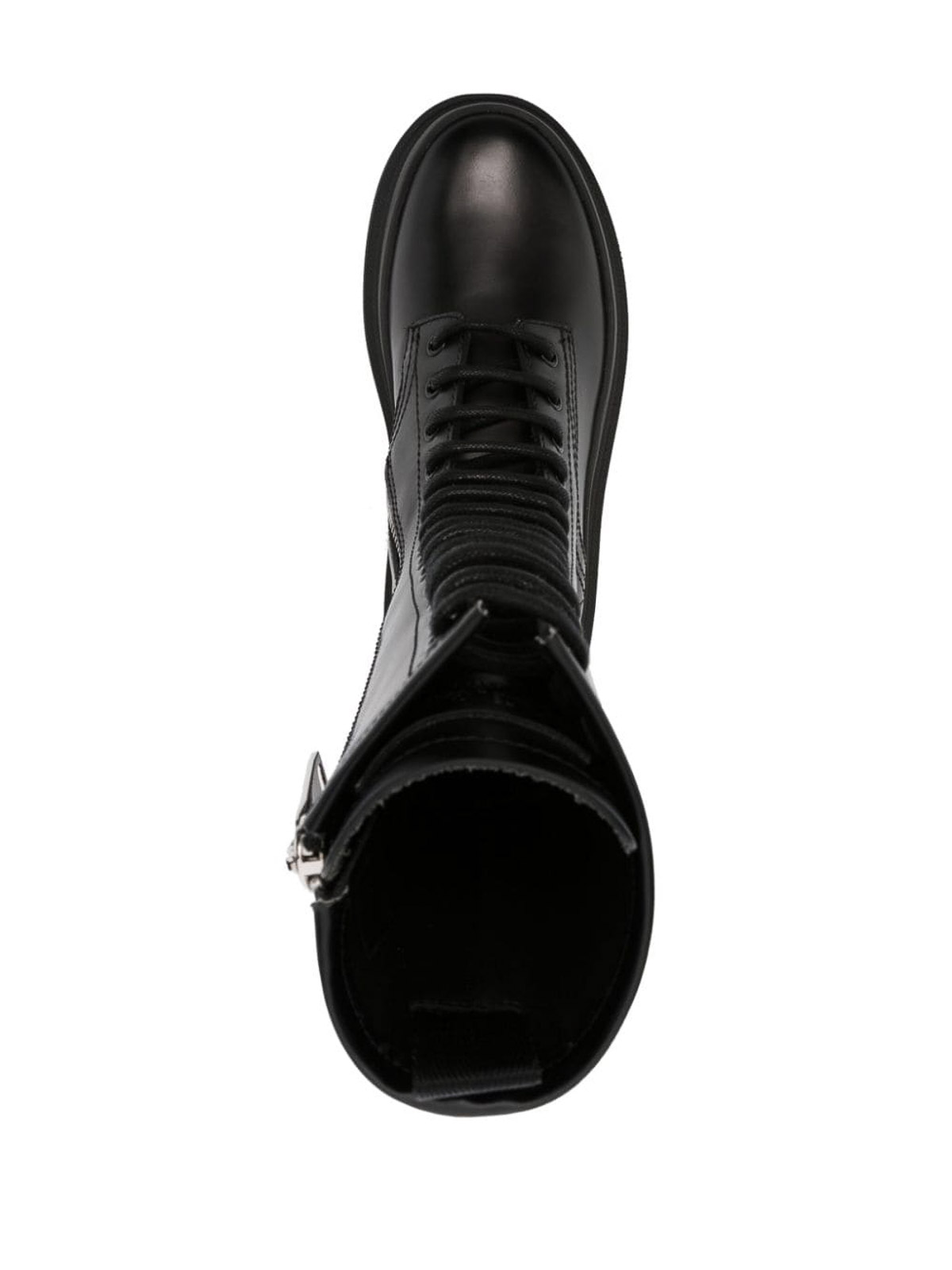 Shop Dolce & Gabbana Combat Boots In Black