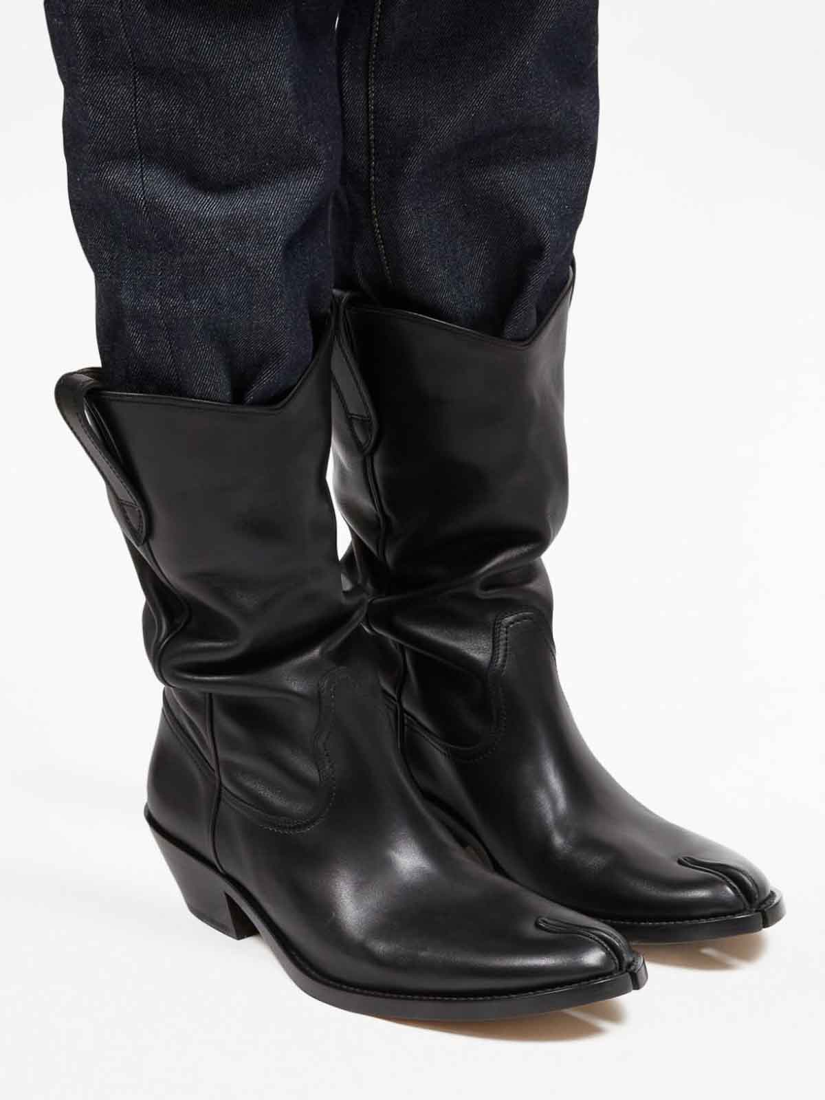 ブーティー Maison Margiela - アンクルブーツ - 黒 - S97WW0062P3292H8396