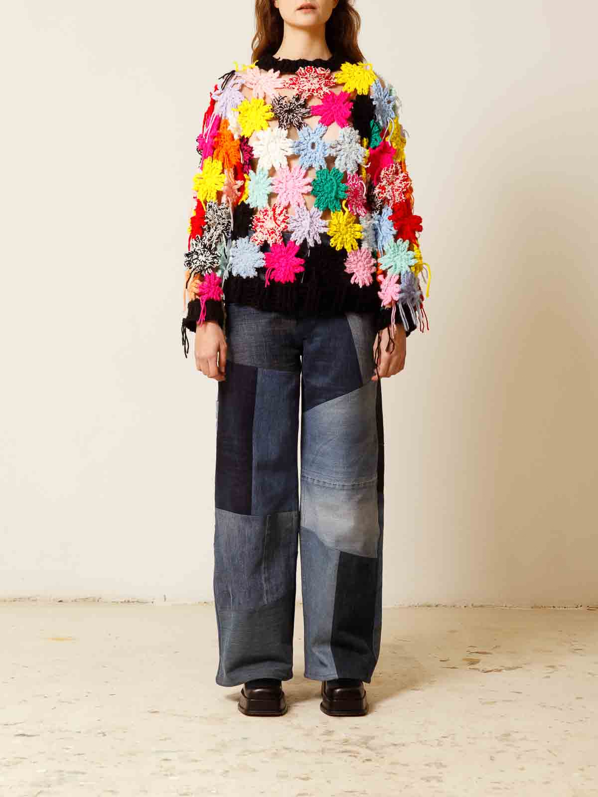 Shop Cavia Suéter Cuello Redondo - Multicolor In Multicolour