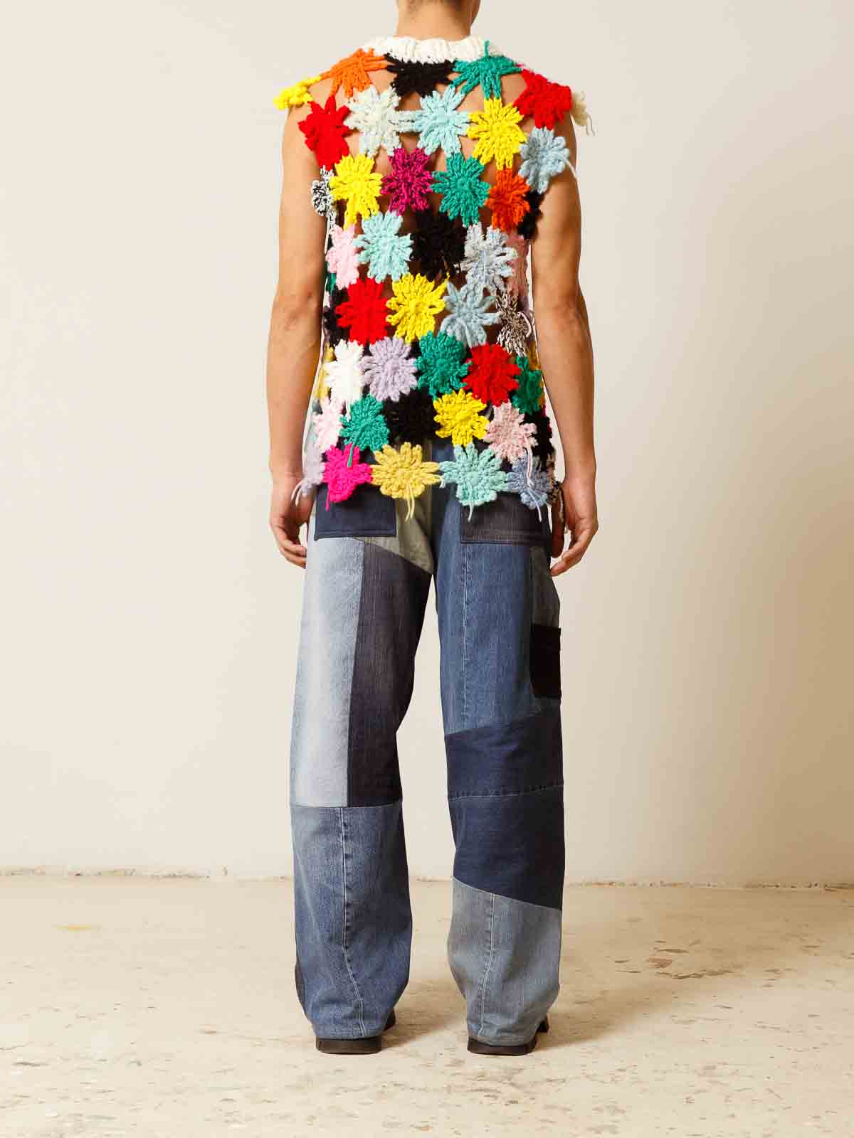 Shop Cavia Noah Vest In Multicolour