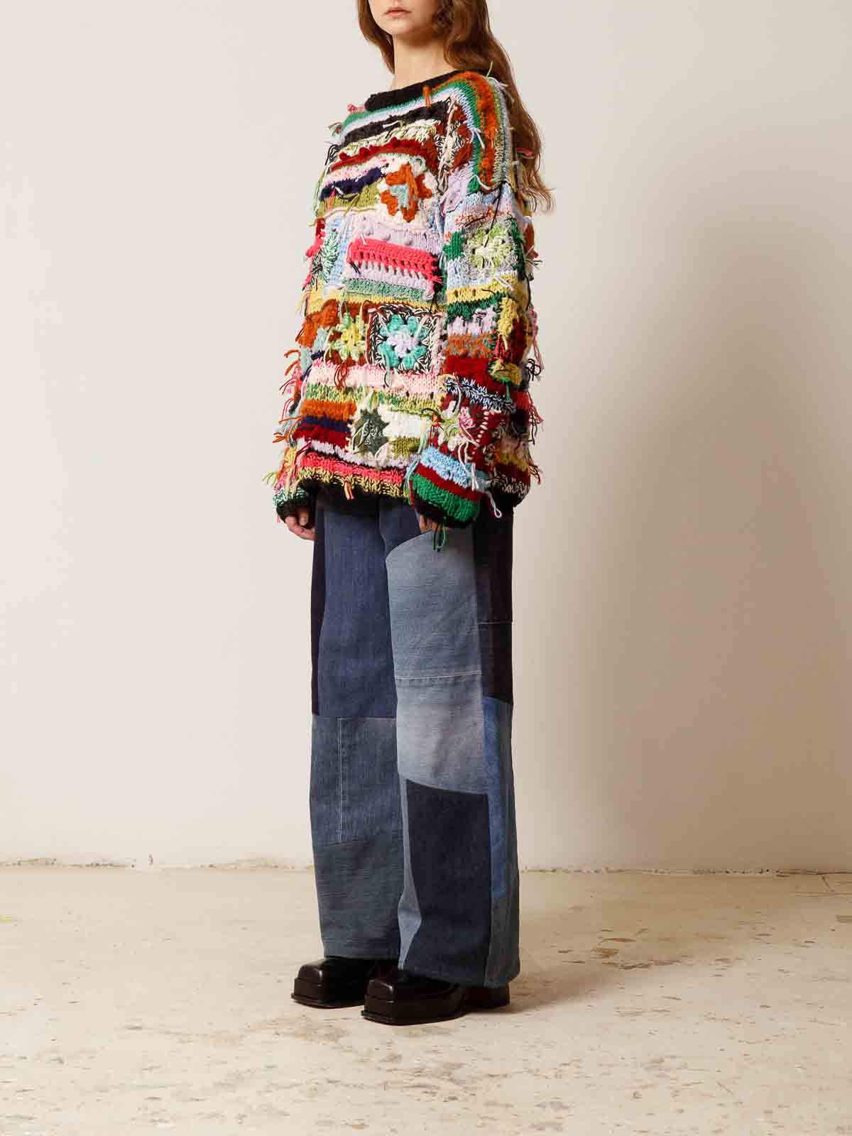 Shop Cavia Suéter Cuello Redondo - Multicolor In Multicolour