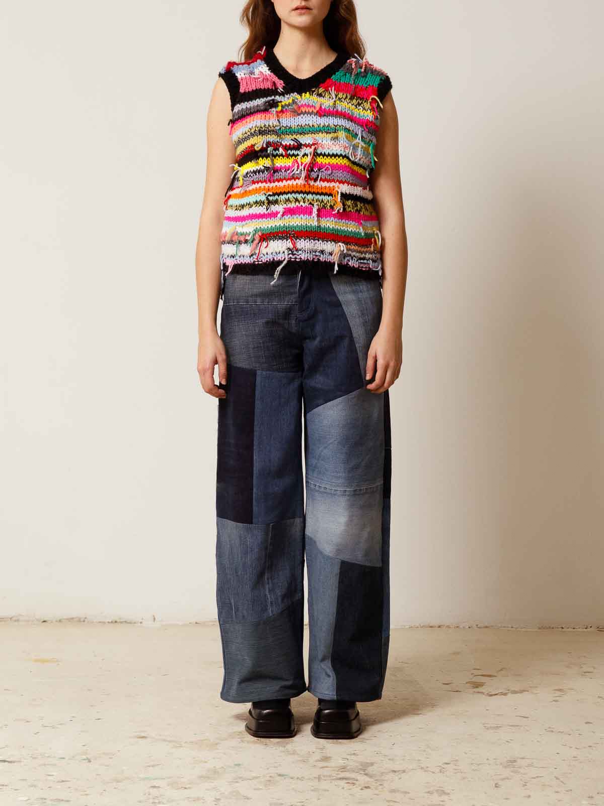 Shop Cavia Gigi Vest In Multicolour