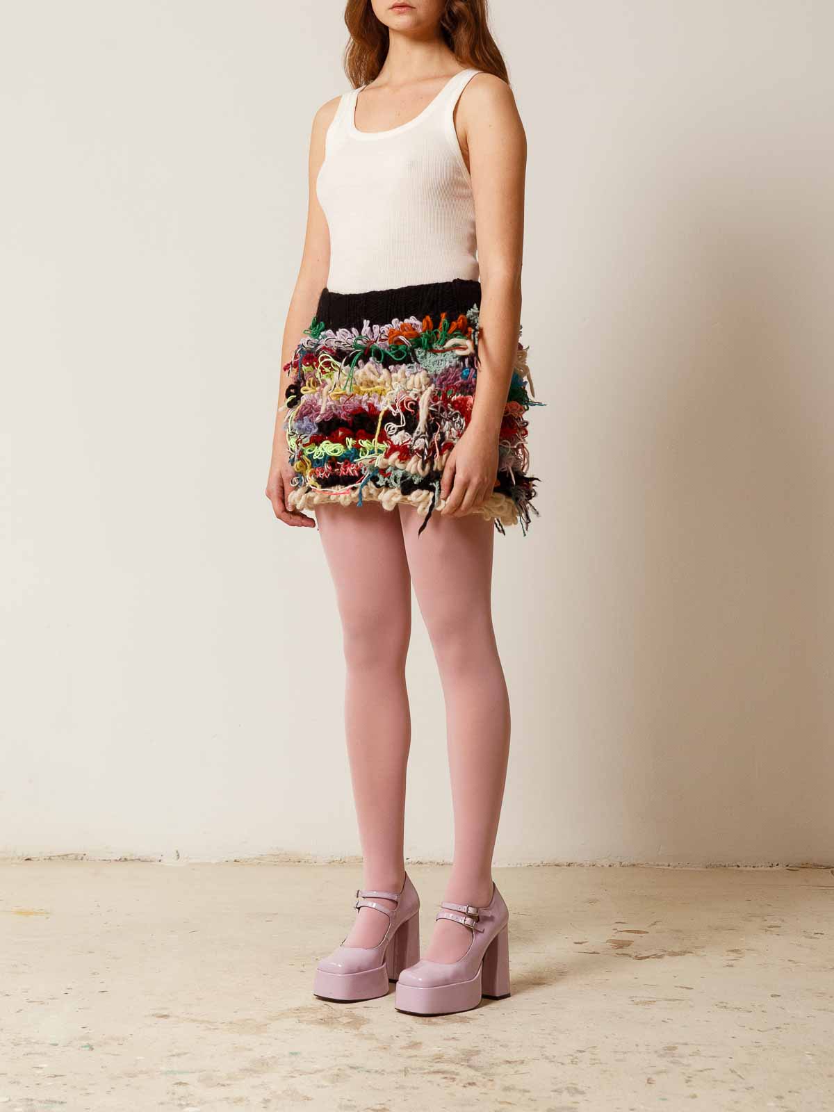 Shop Cavia Fanny Mini Skirt In Multicolour