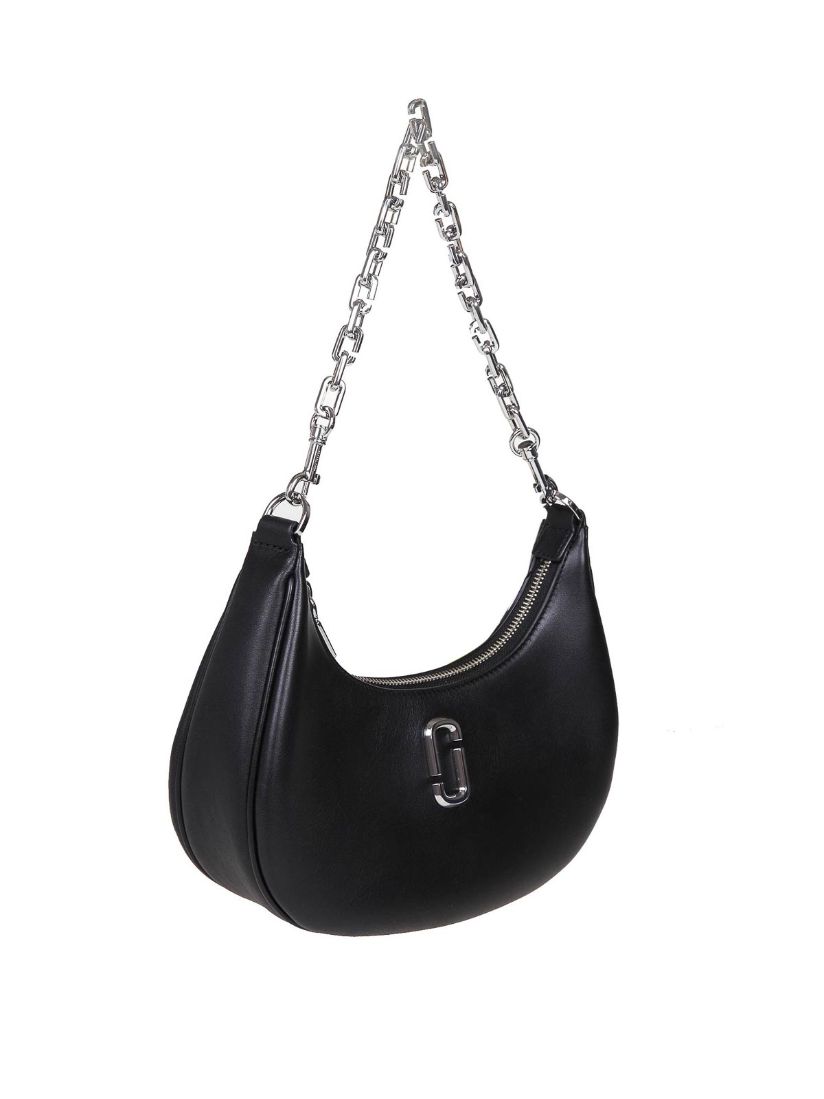 The Curve Small Leather Shoulder Bag in Black - Marc Jacobs