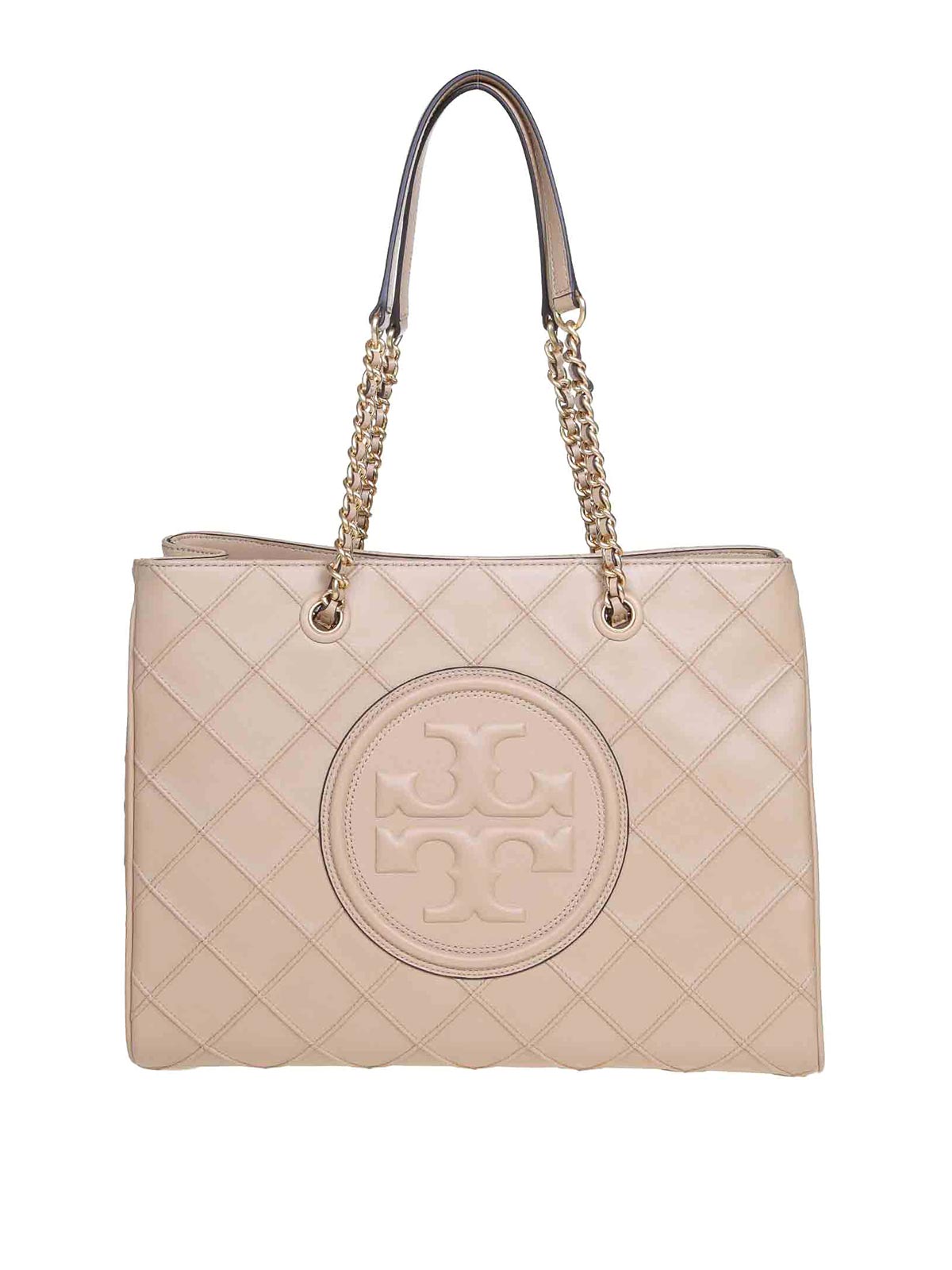 Tory Burch Fleming Shopping Bag in Quilted Leather