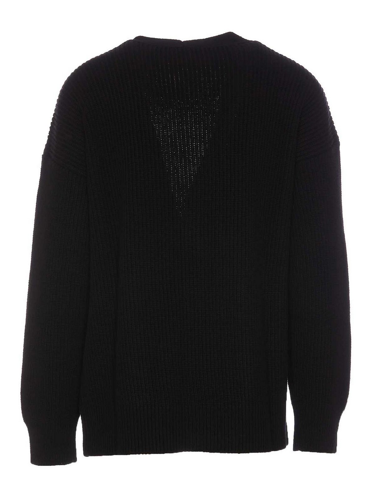 1017 Alyx 9sm Knit buckle cardigan - Black | AAMKN0215YA01BLK0001