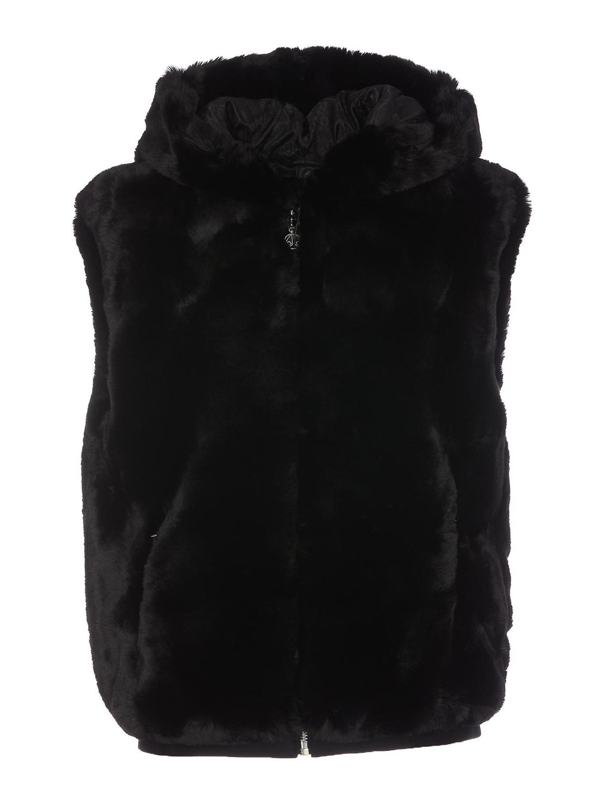 Shop Moose Knuckles State Bunny Vest In Black