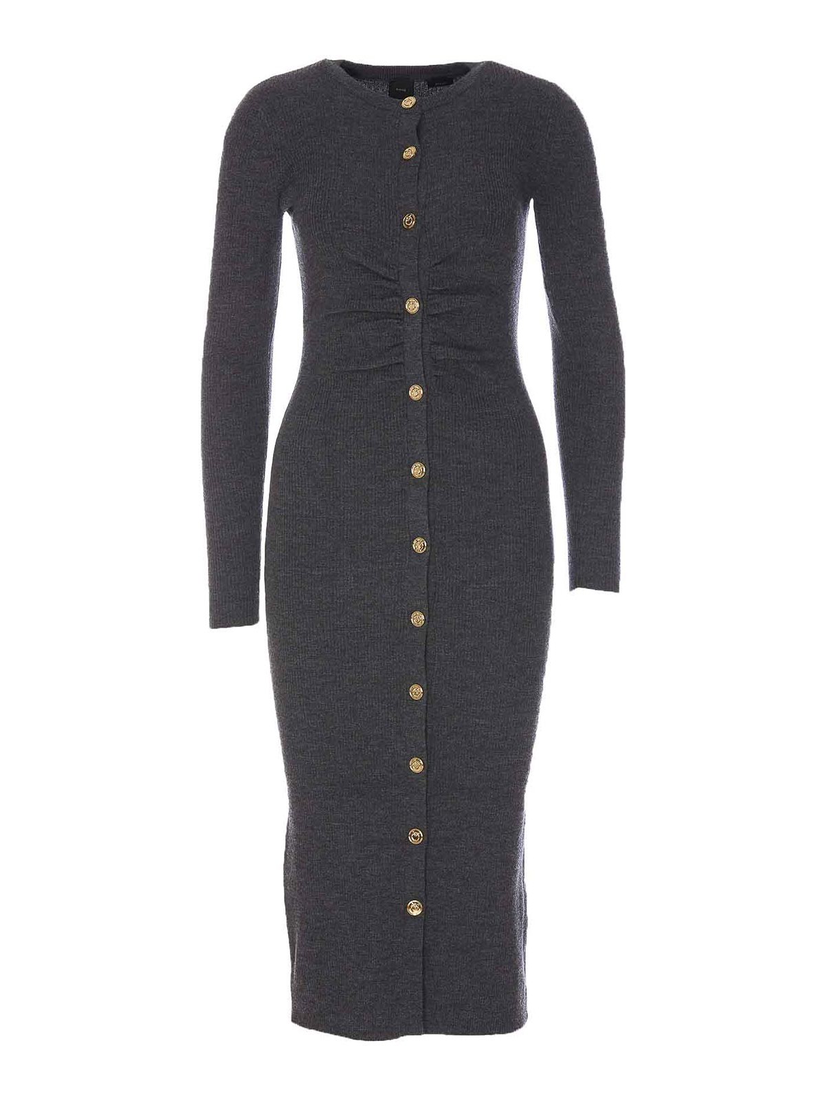 Pinko Dress  Woman Color Grey In Grey