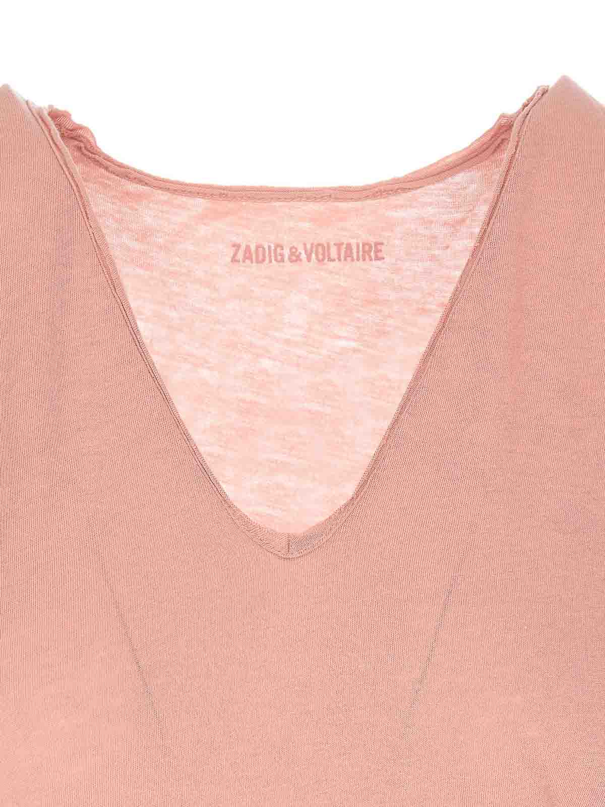 Camisetas Zadig&Voltaire - Camiseta - Color Carne Y Neutral - JWTS01580652