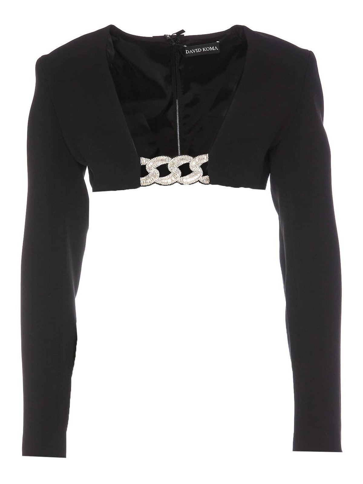 Tops und Tank Tops David Koma - Top - Schwarz - DK11TBLACKSILVER