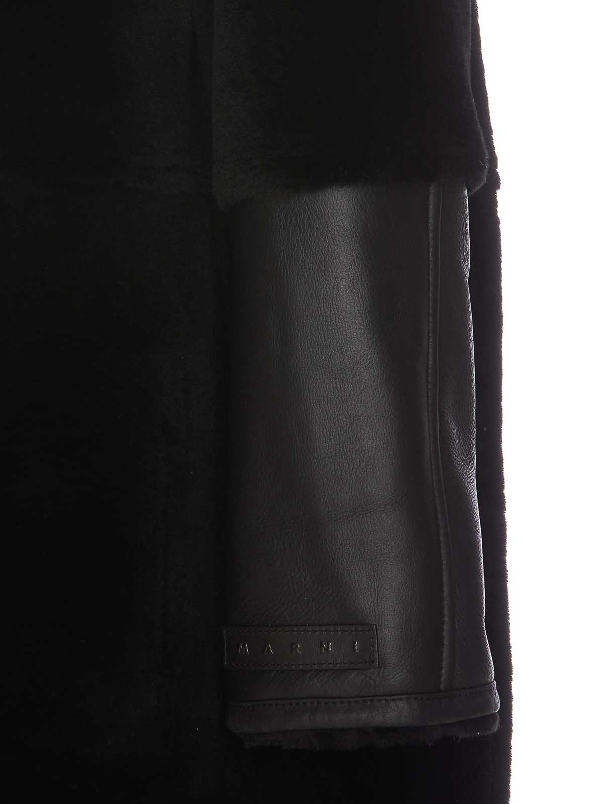 Marni ショートコート - 黒|CPMX0139B1ULM094RON99 | THEBS