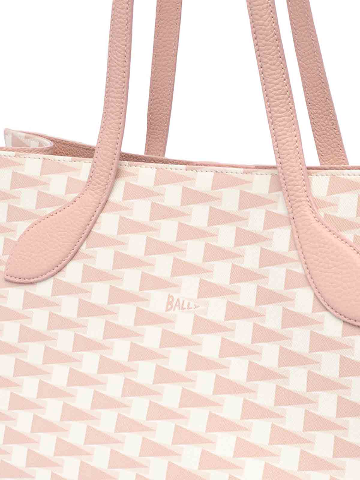 Bally Pennant monogram-pattern Messenger Bag - Neutrals