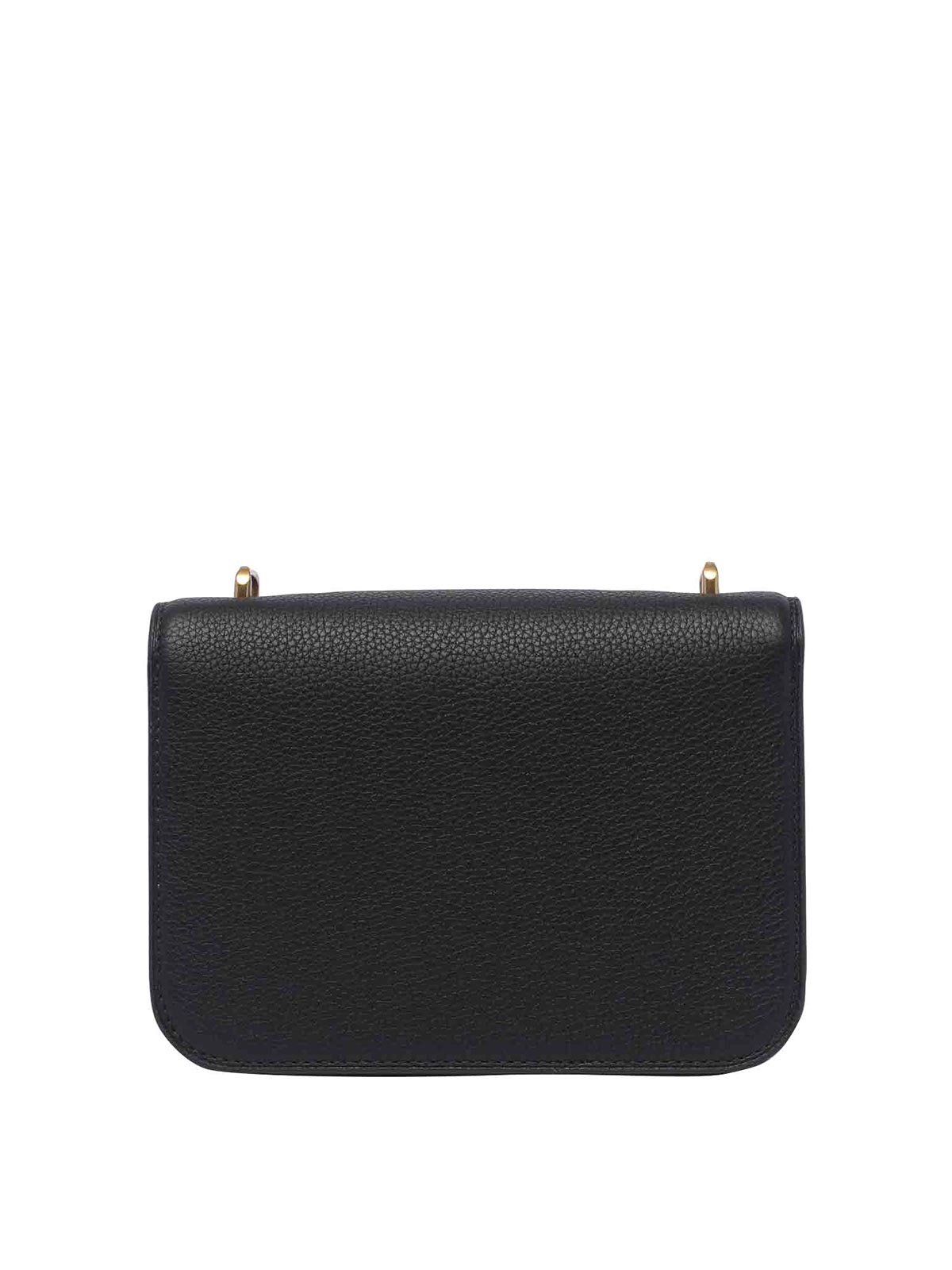 Shop Tory Burch Small Eleanor Convertible Bag In Black