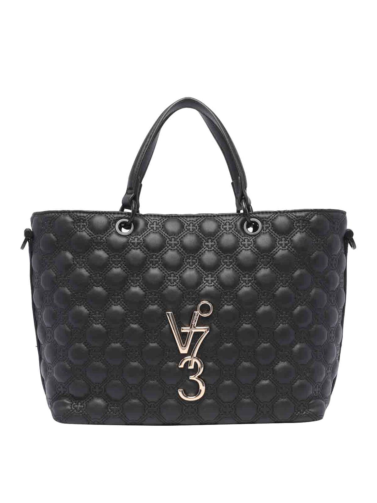 Shop V73 Marzia Tote Bag In Black