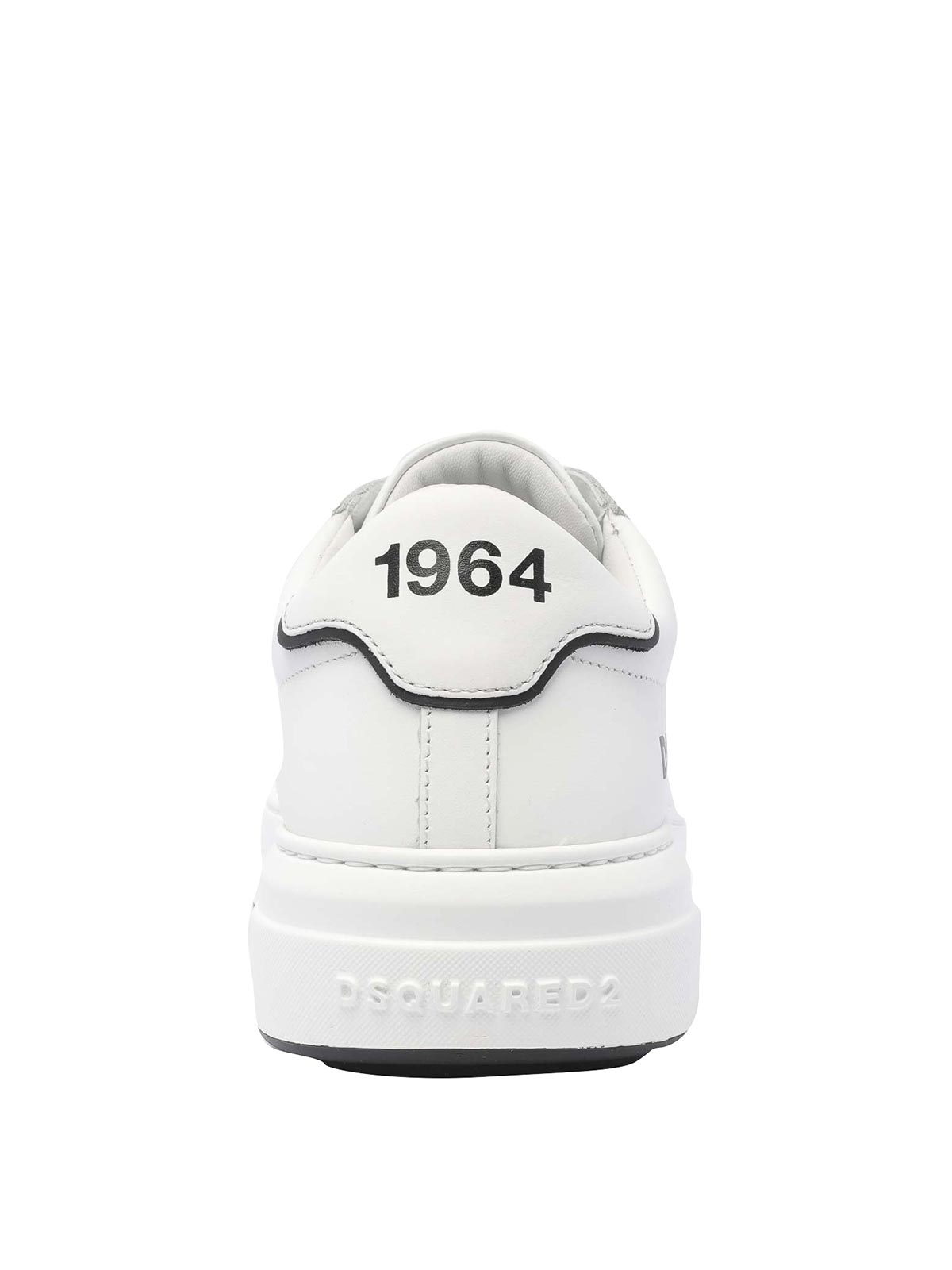 Shop Dsquared2 Bumper Sneakers In Blanco