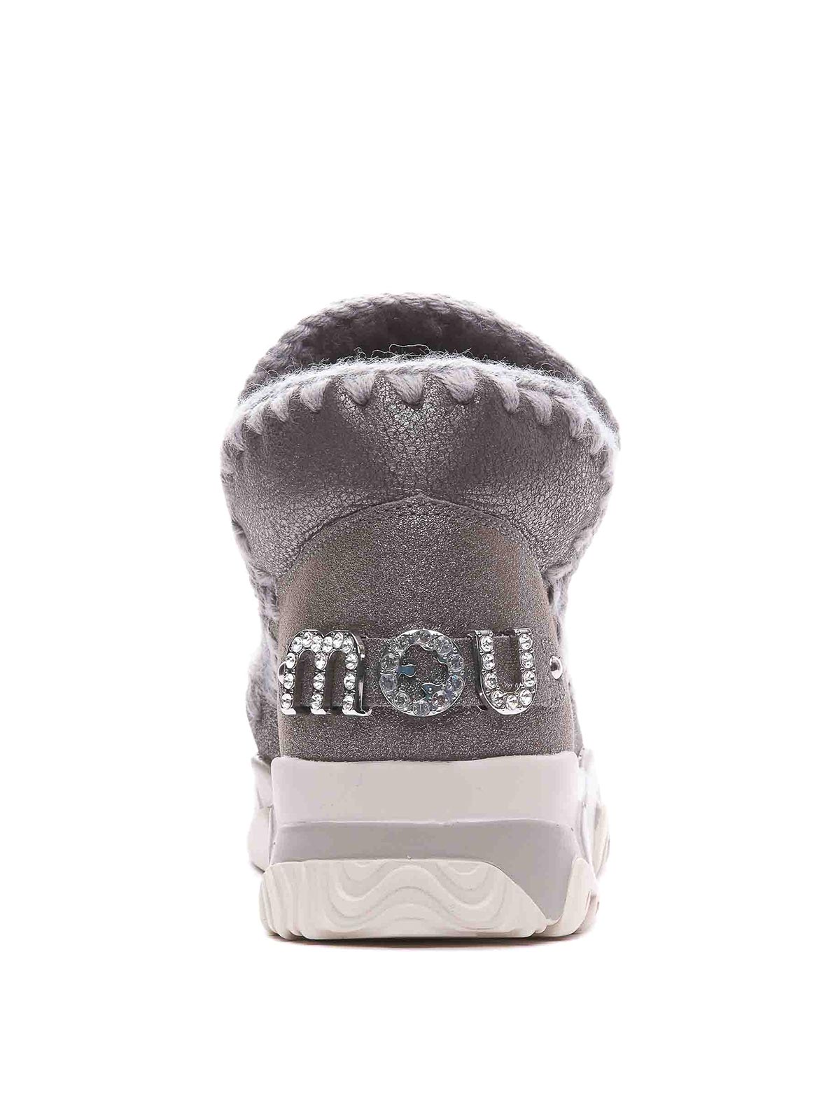 Boots Mou - Eskimo logo rhinestone trainer - 201013BDUIRO