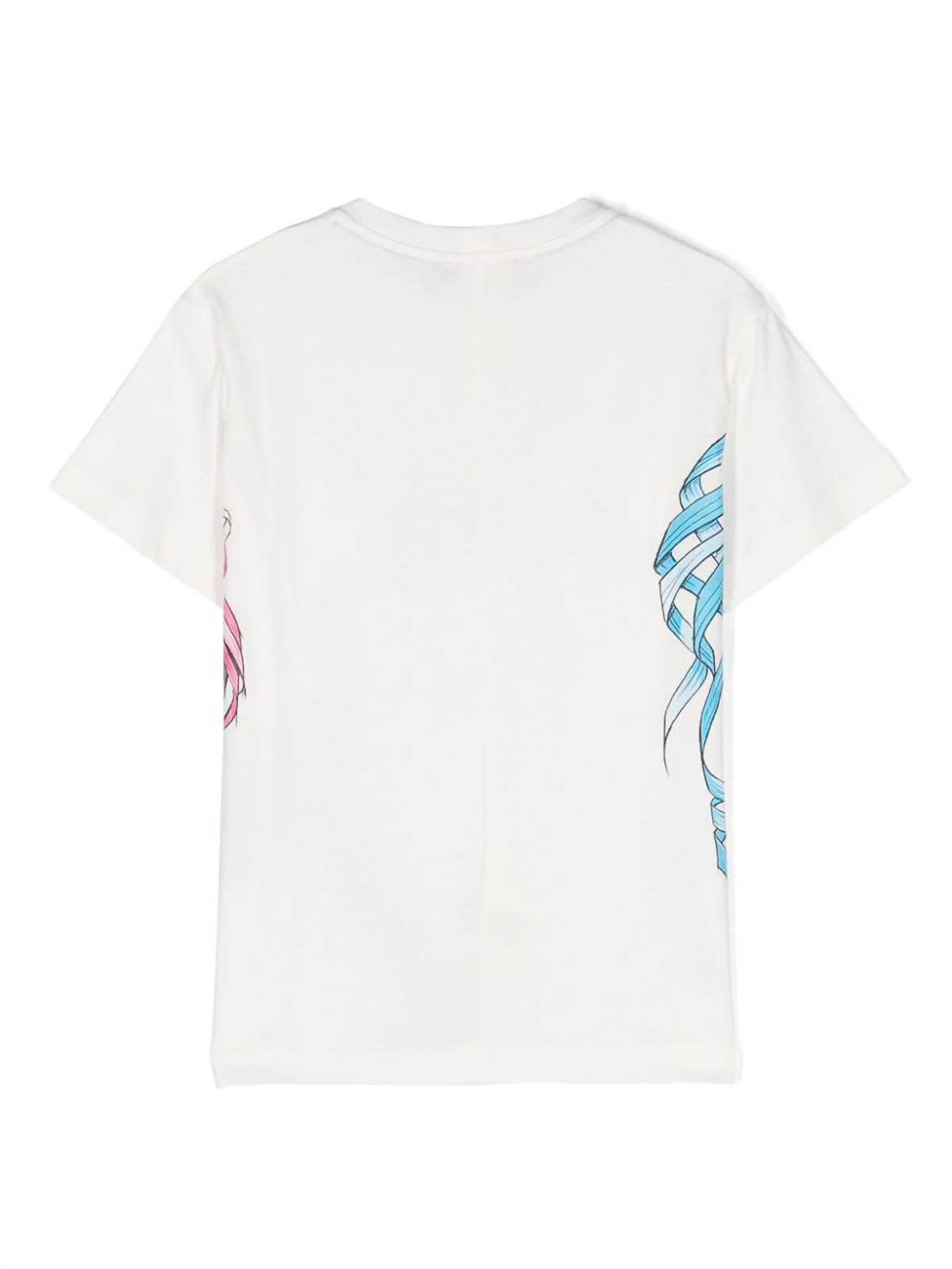 T-shirts Fendi - White cotton jersey girl fendi t-shirt