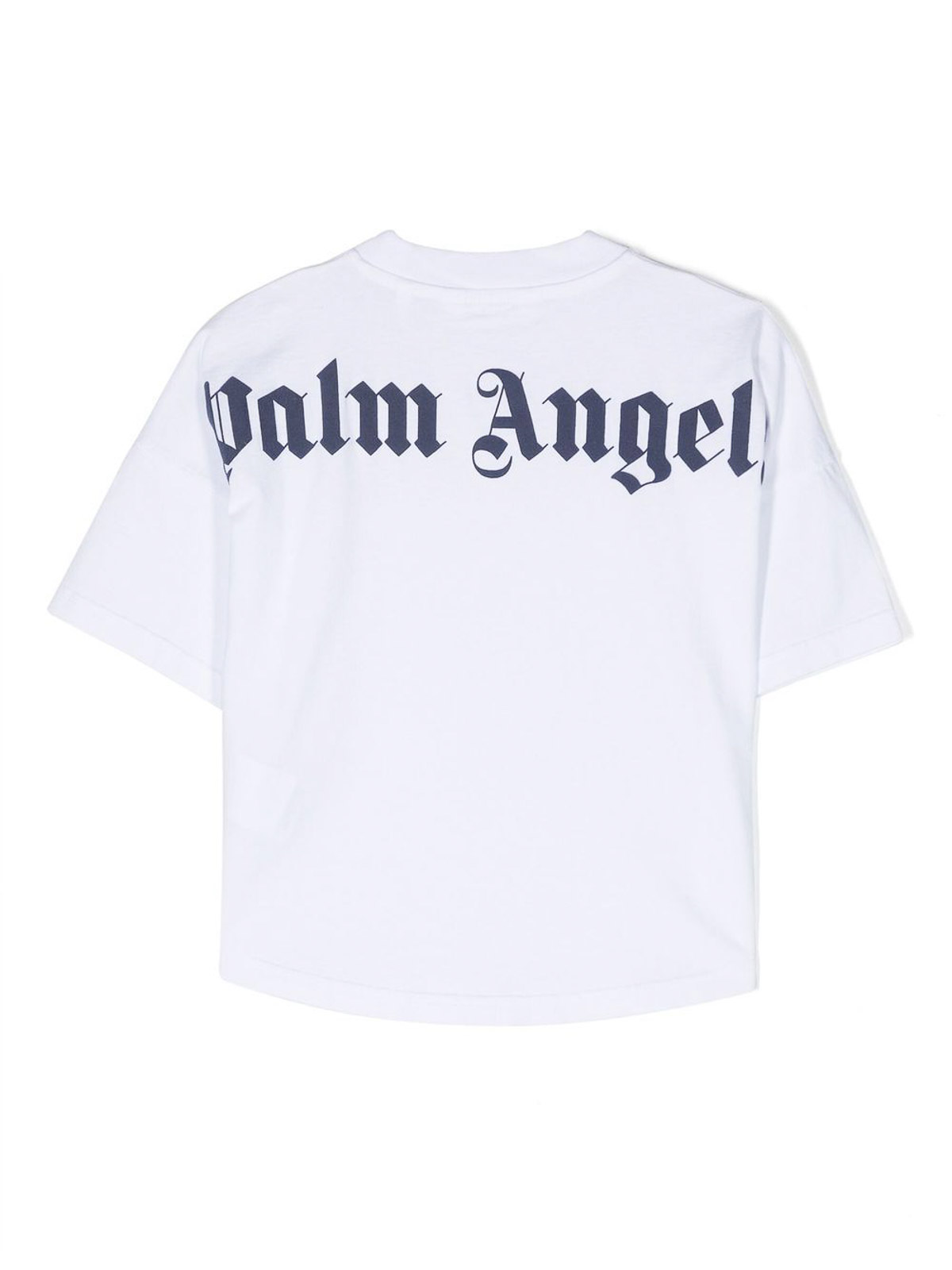 Logo Cotton Jersey T Shirt in White - Palm Angels