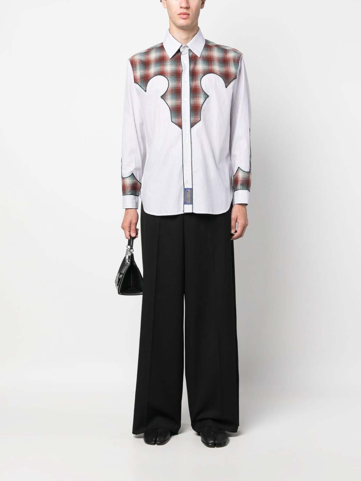 Maison Margiela Western Style Plaid Shirt | S67DT0008S78214001F Maison Margiela Western Style Plaid Shirt | S67DT0008S78214001F