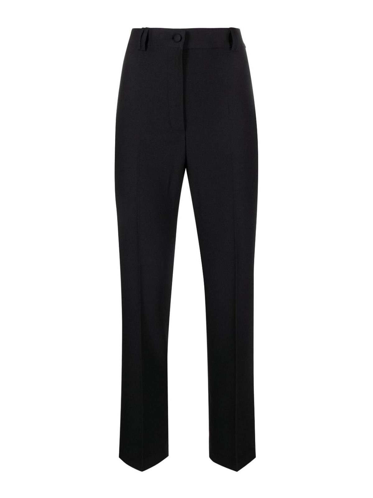 パンツ HEBE STUDIO Woman Pants Black C224-SMPN-CDY BLACK Hebe Studio Straight-Leg Trousers - Black - Women
