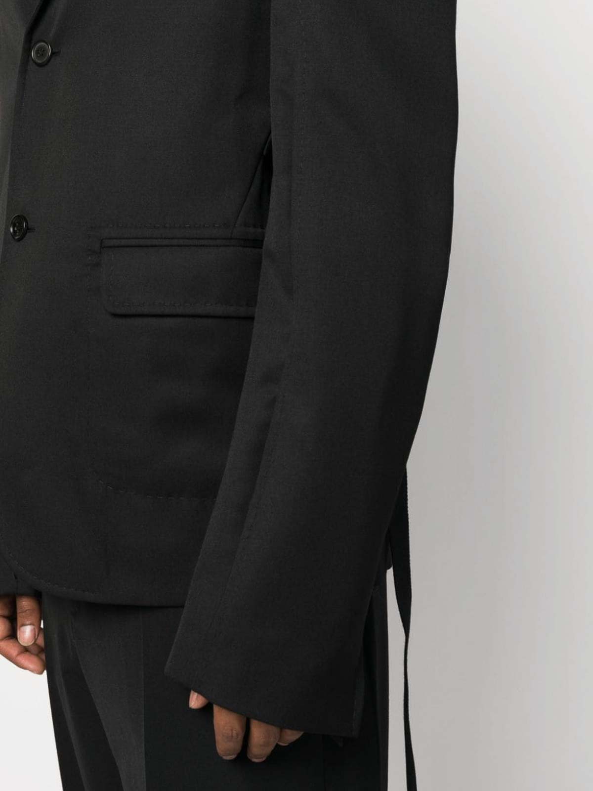 JACQUEMUS La Veste Filu ウール ブレザー ジャケット ブラック Jacquemus La Veste Filu Blazer | THE FLAMEL®