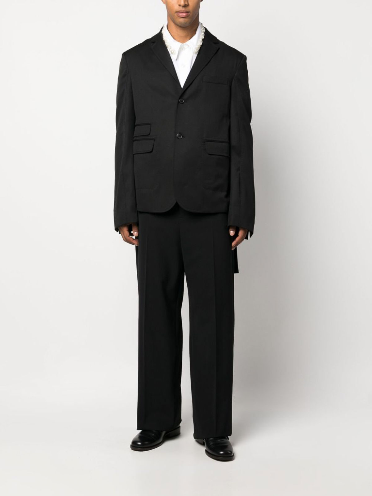 JACQUEMUS La Veste Filu ウール ブレザー ジャケット ブラック JACQUEMUS La Veste Filu ウール ブレザー ジャケット ブラック