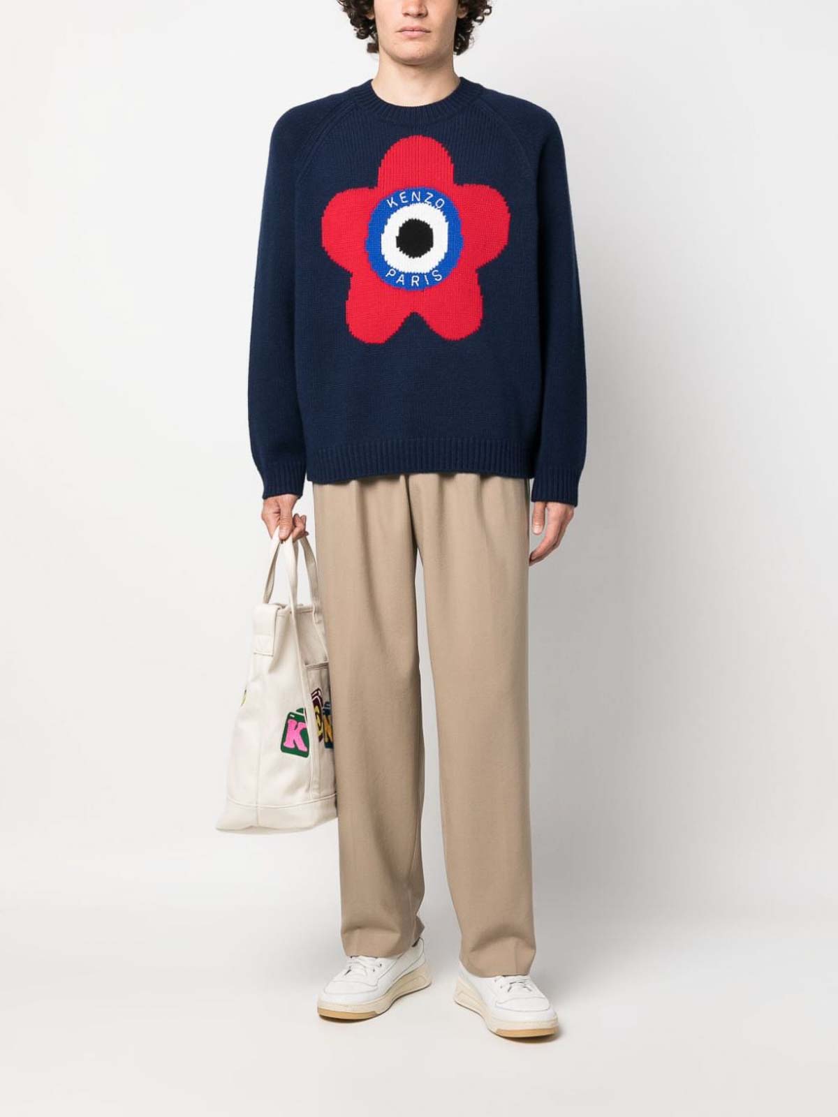 Crew necks Kenzo - Target logo jumper - FD65PU4103BC77