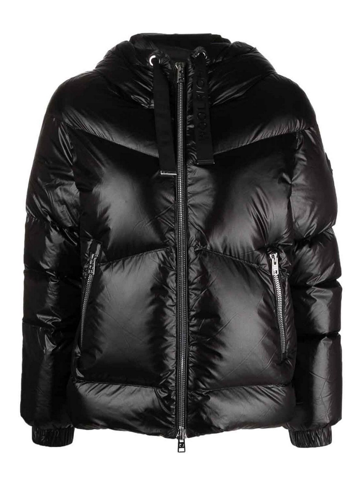 Woolrich Nylon Down Jacket In Black