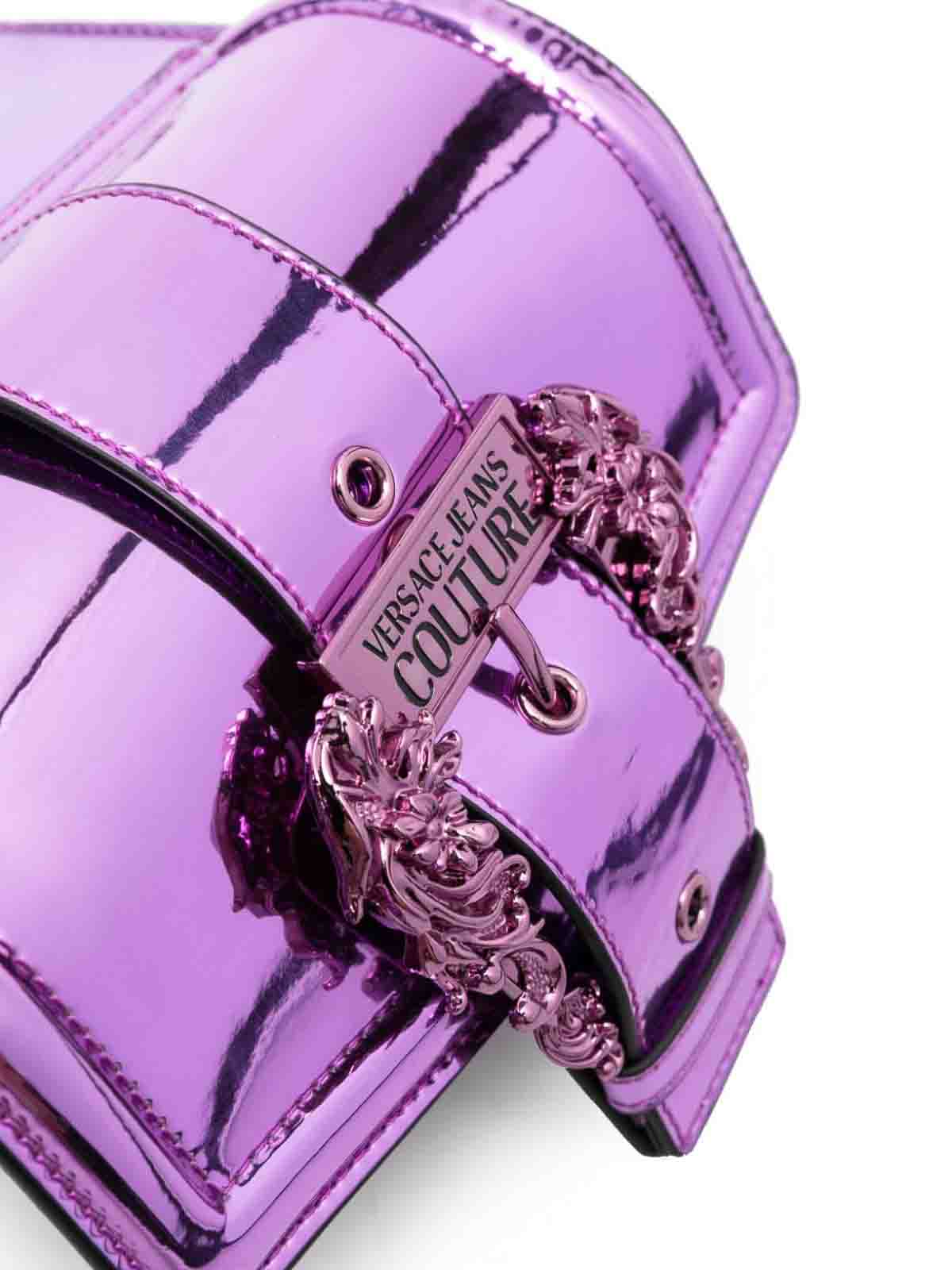 Cross body bags Versace Jeans Couture Logoplaque crossbody bag lilac