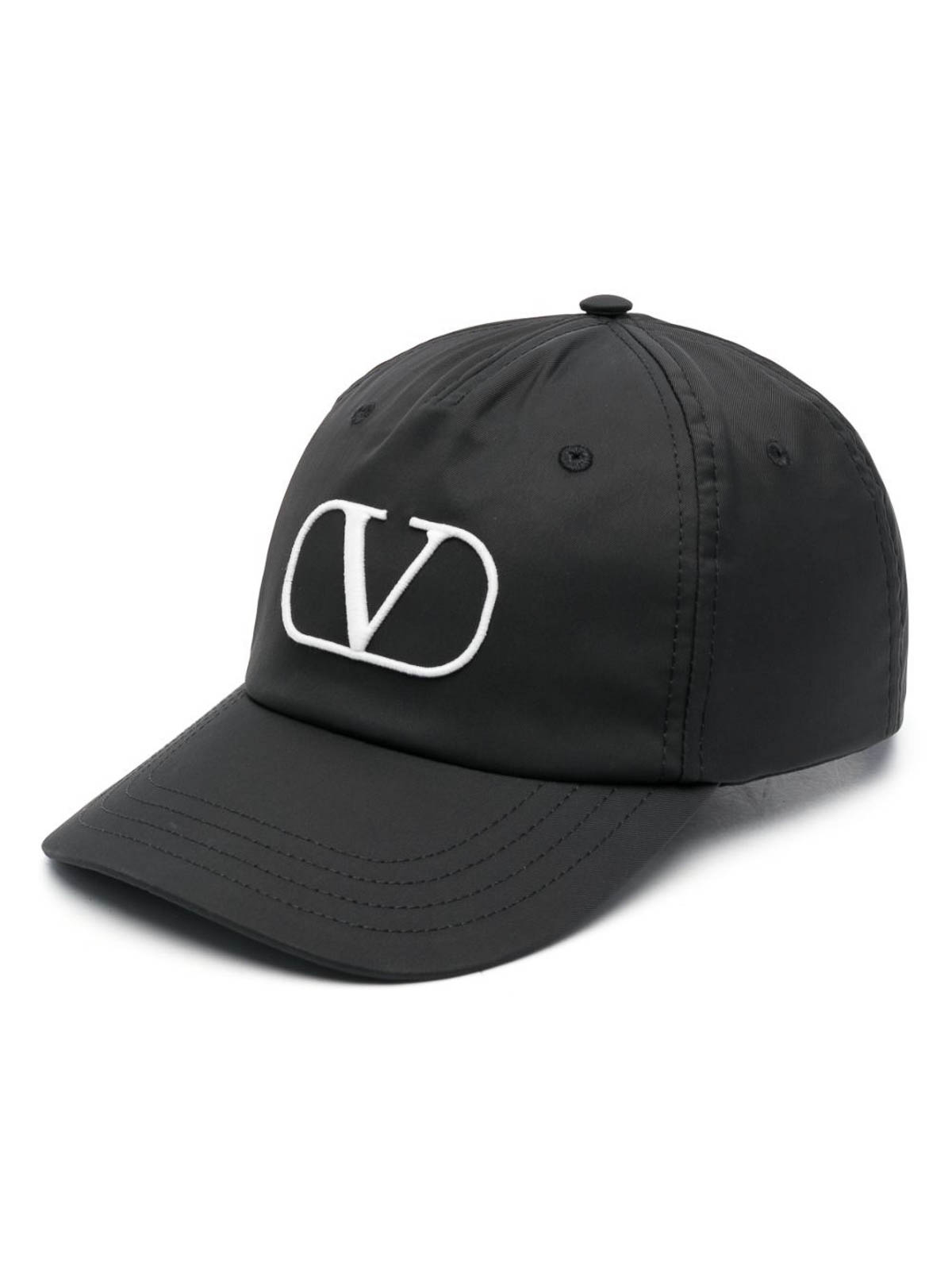 Shop Valentino Baseball Cap In Negro