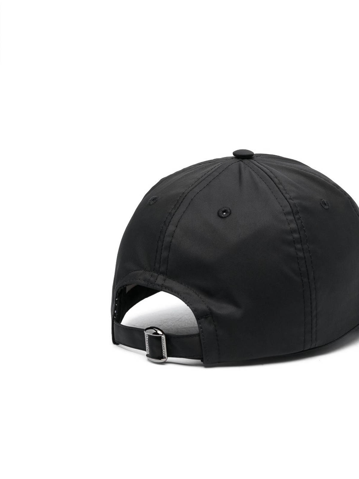 Shop Valentino Baseball Cap In Negro