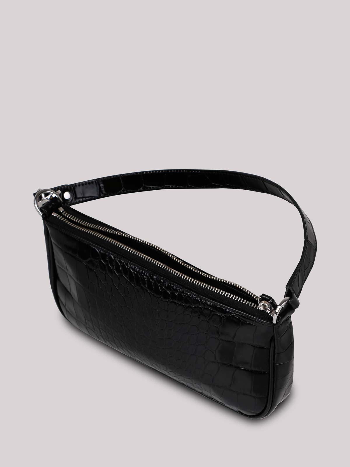 by Far Rachel Crocodile-Effect Shoulder Bag