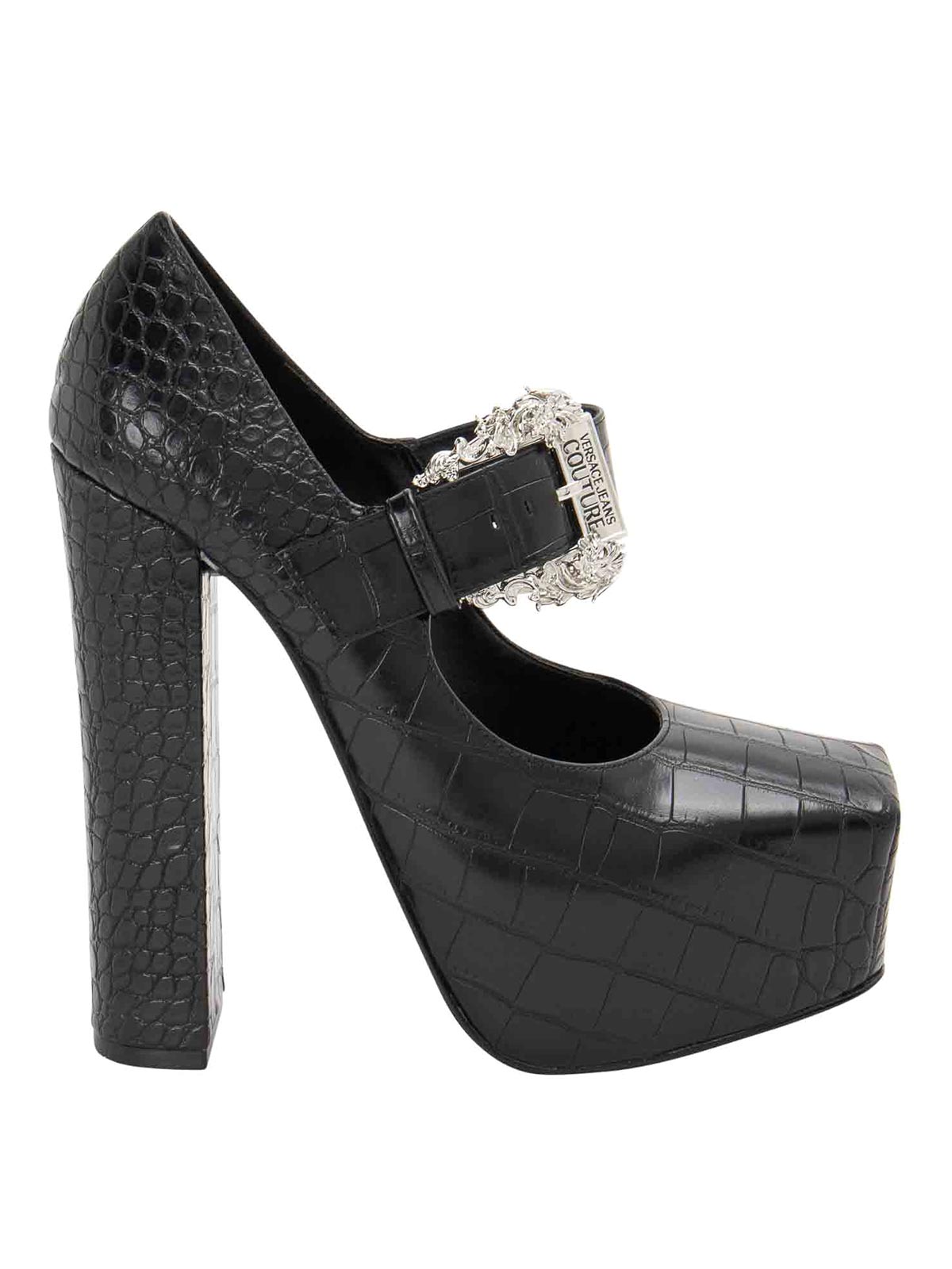 Versace Jeans Couture Hurley 150mm Pumps In Black