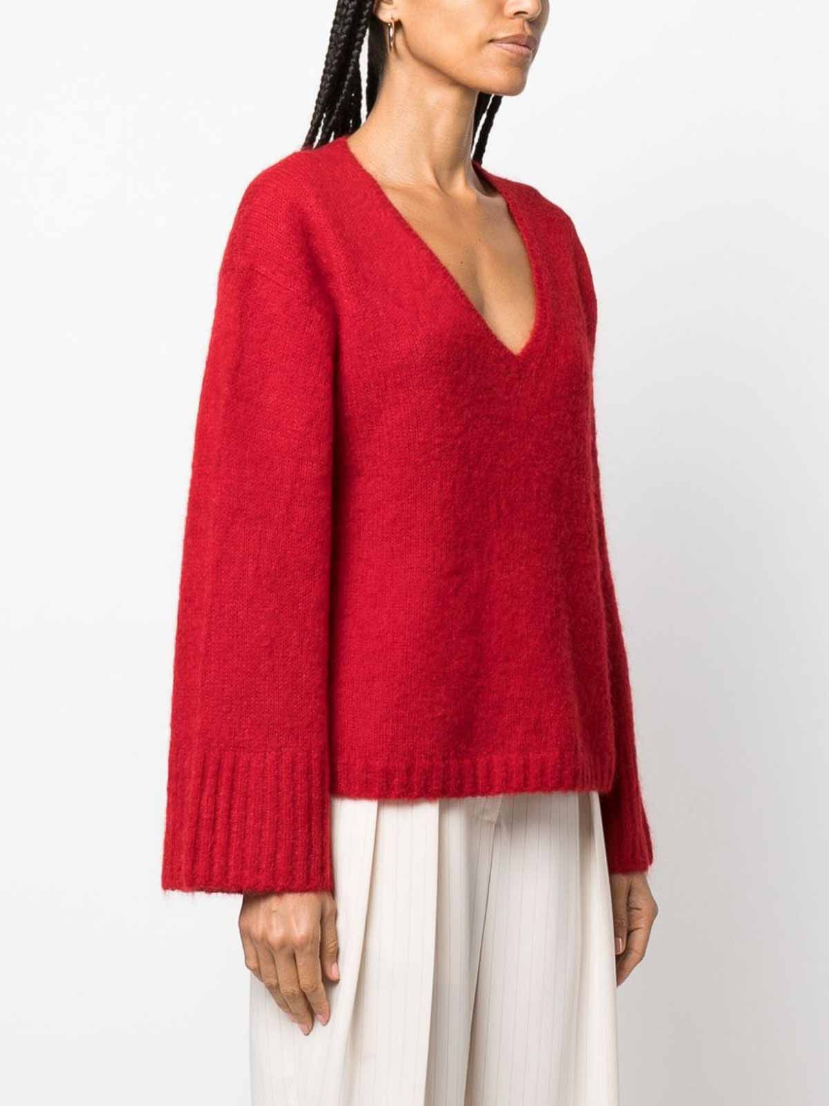 V necks By Malene Birger Cimone sweater Q713400215B6 thebs