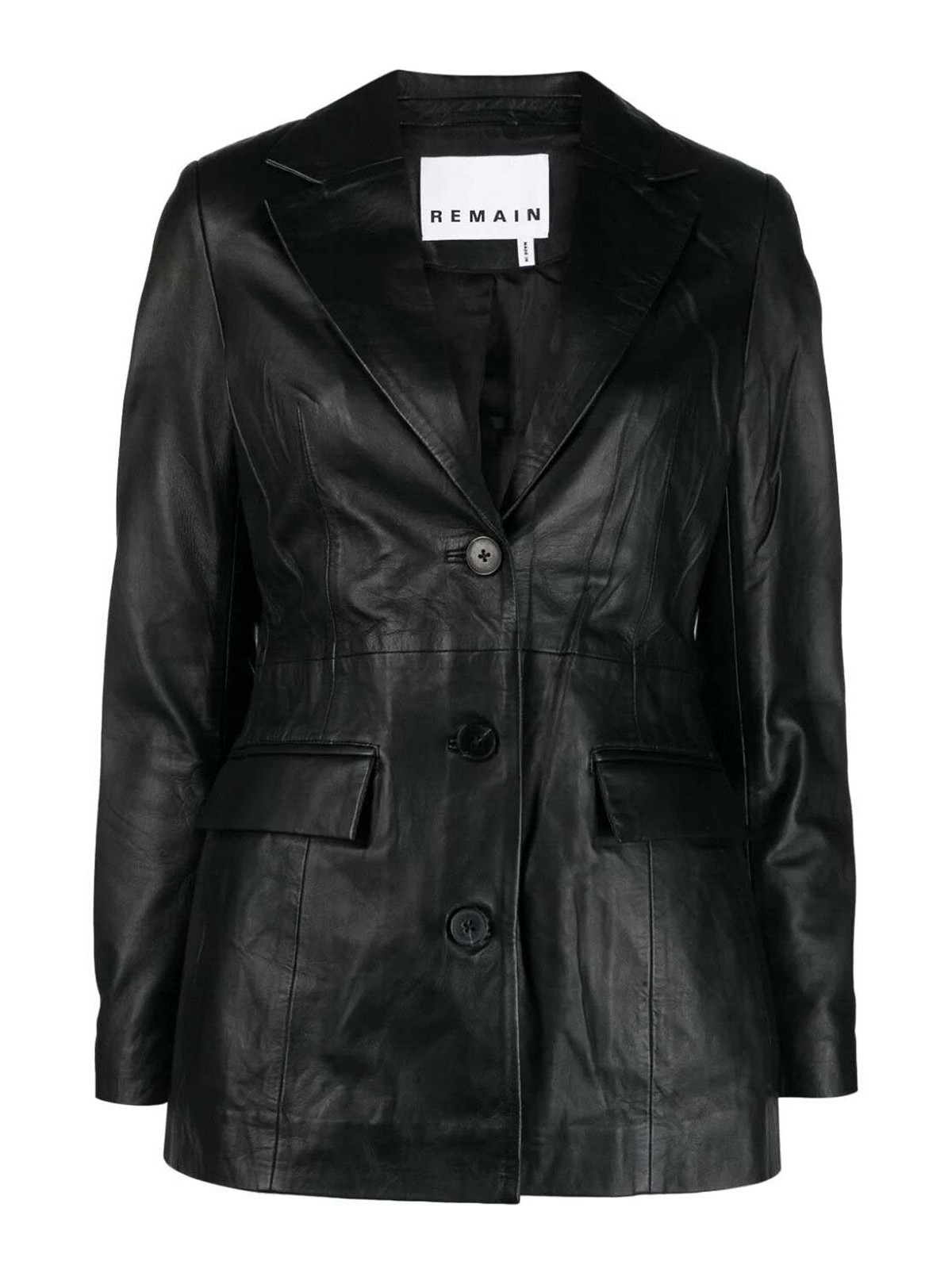 【関税込み】REMAIN Birger Christensen トラウザーズ REMAIN BIRGER CHRISTENSEN Oversized Leather Jacket | endource