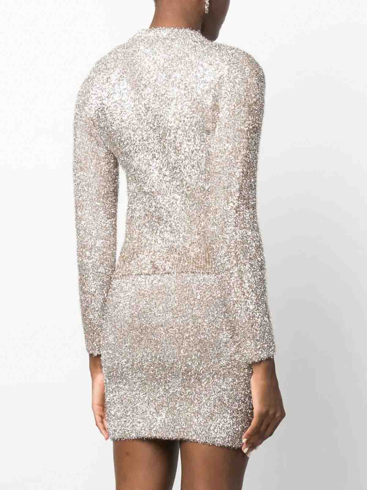 Rotate Birger Christensen Glitter knit cardigan|1117942878160830