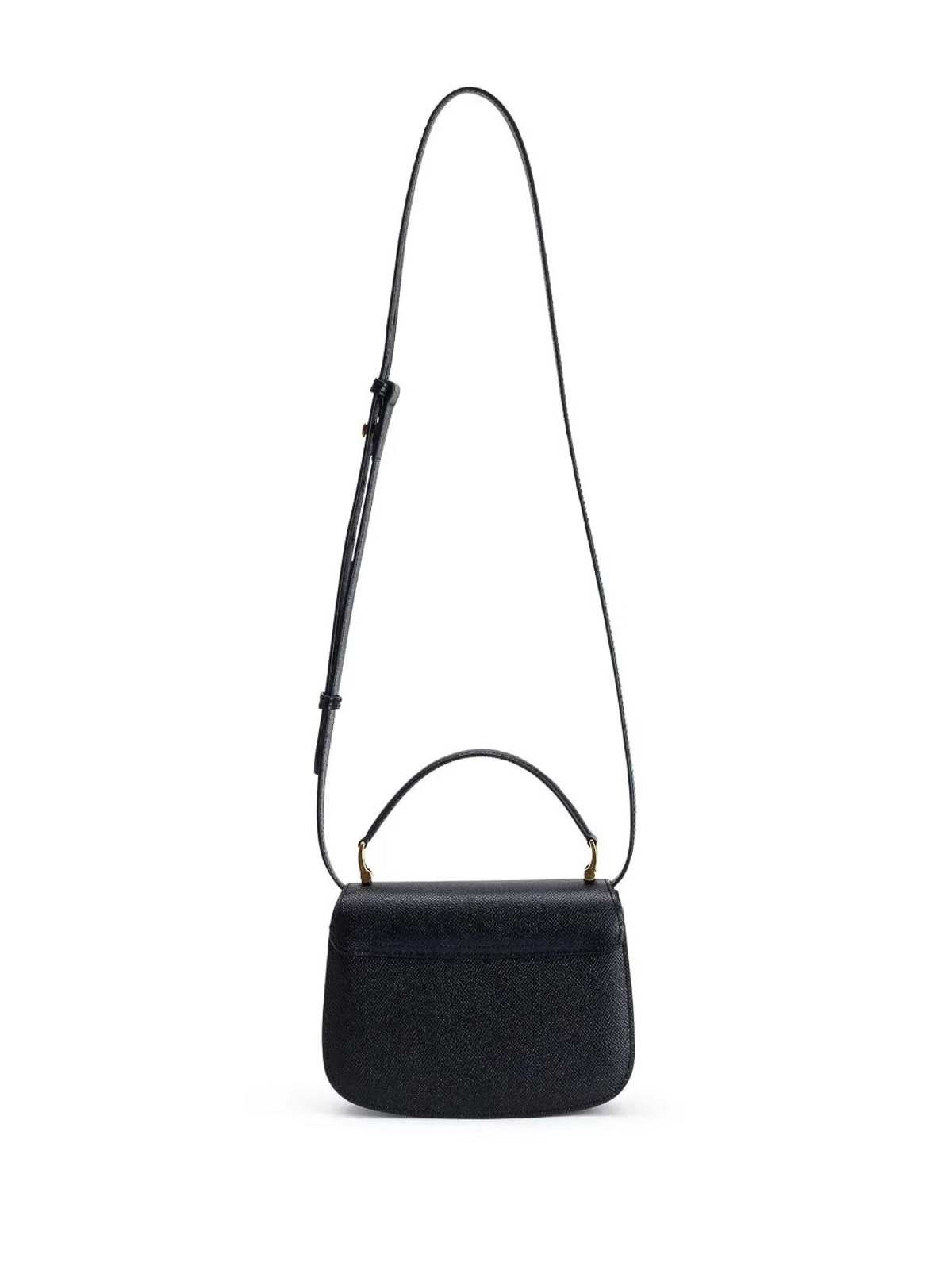 Shop Ami Alexandre Mattiussi Mini Paris Bag In Negro