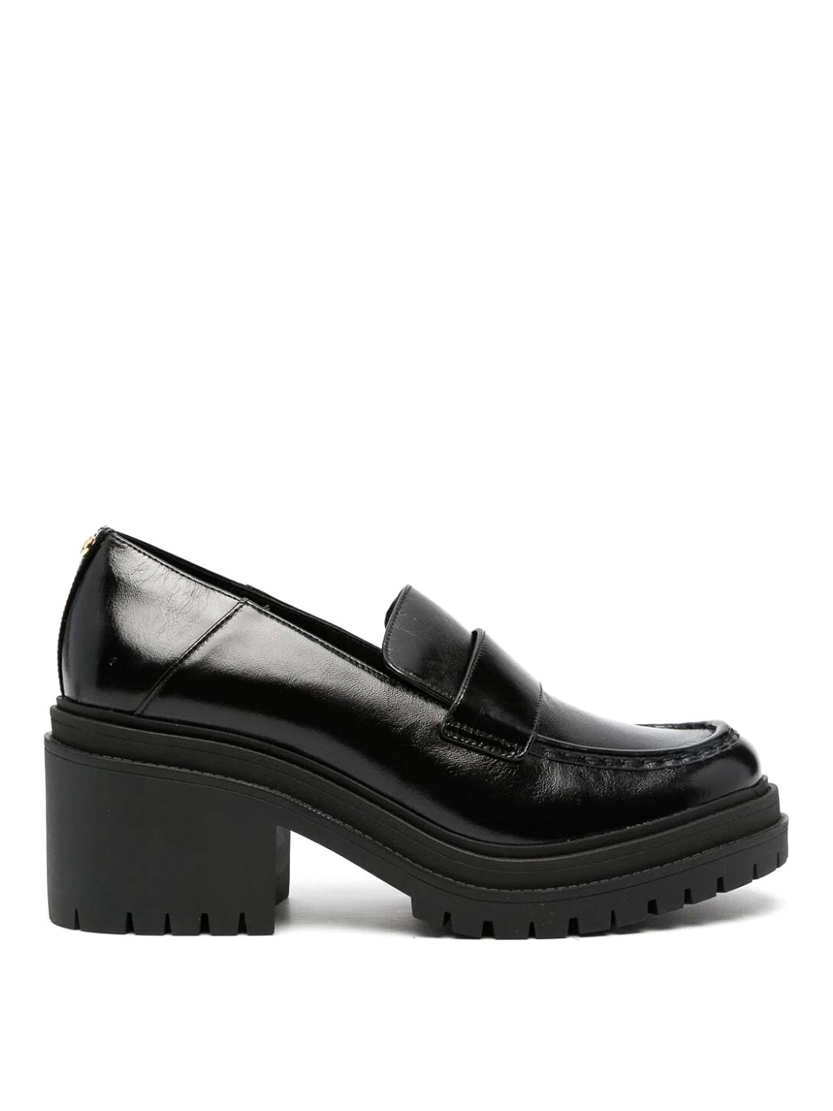 Michael Kors Rocco Heeled  Loafer In Black