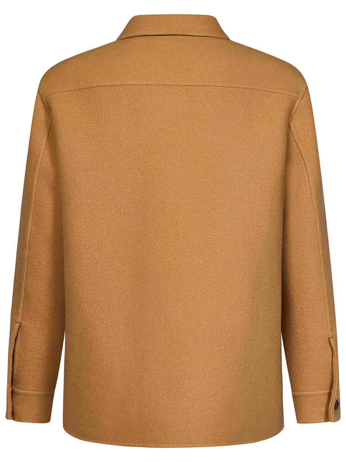 Jil Sander Camel Cashmere Overshirt - Camel|J23BN0006J40020226