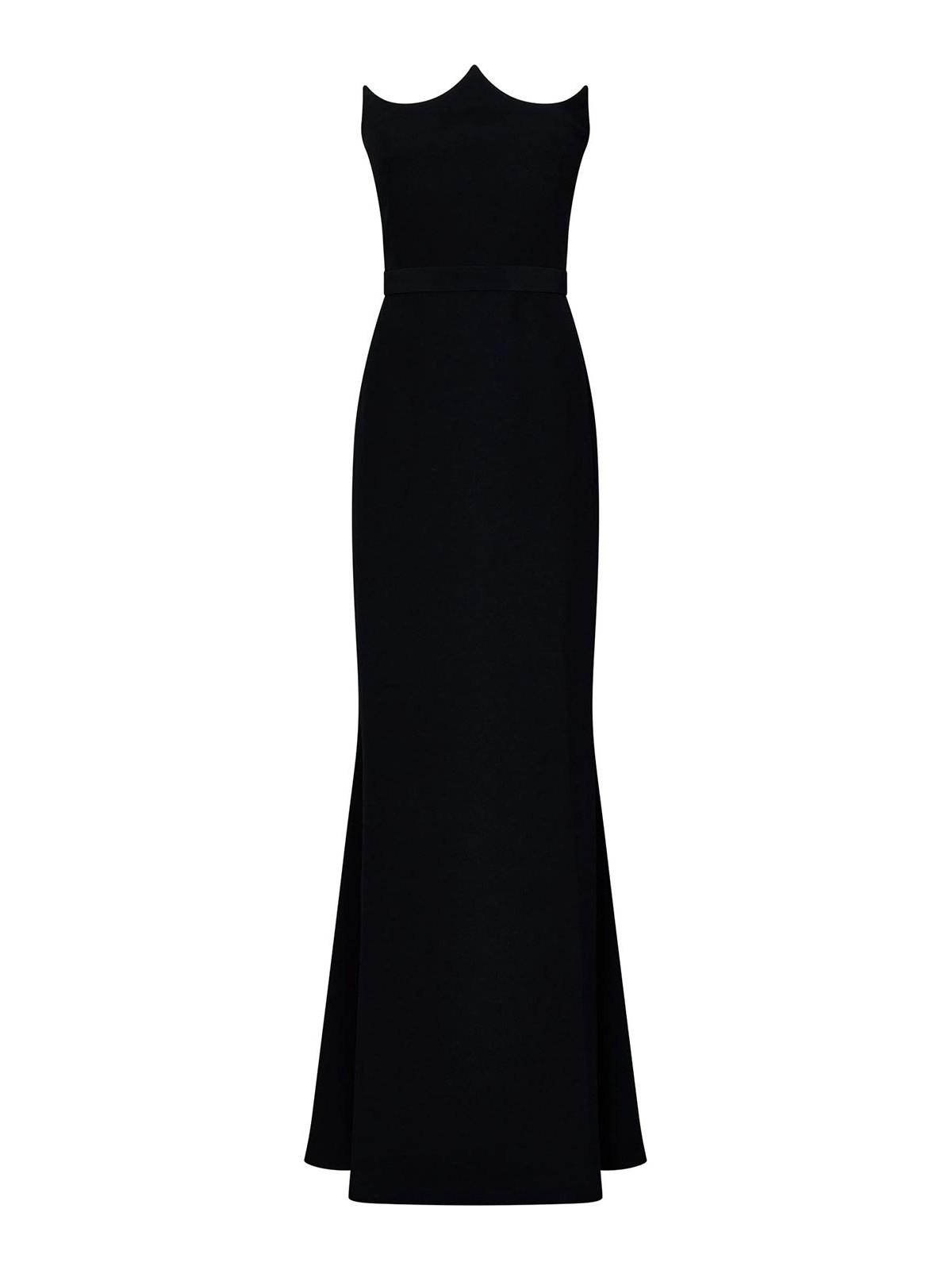 green emerald velvet dress Alexander McQueen Satin Bias Cut Gown – Recess main image 1
