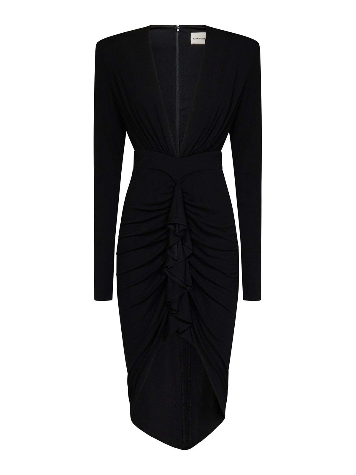 送料関税込【ALEXANDRE VAUTHIER】膝丈ドレス Alexandre Vauthier 膝丈ドレス - 黒 | 233DR19531029BLACK